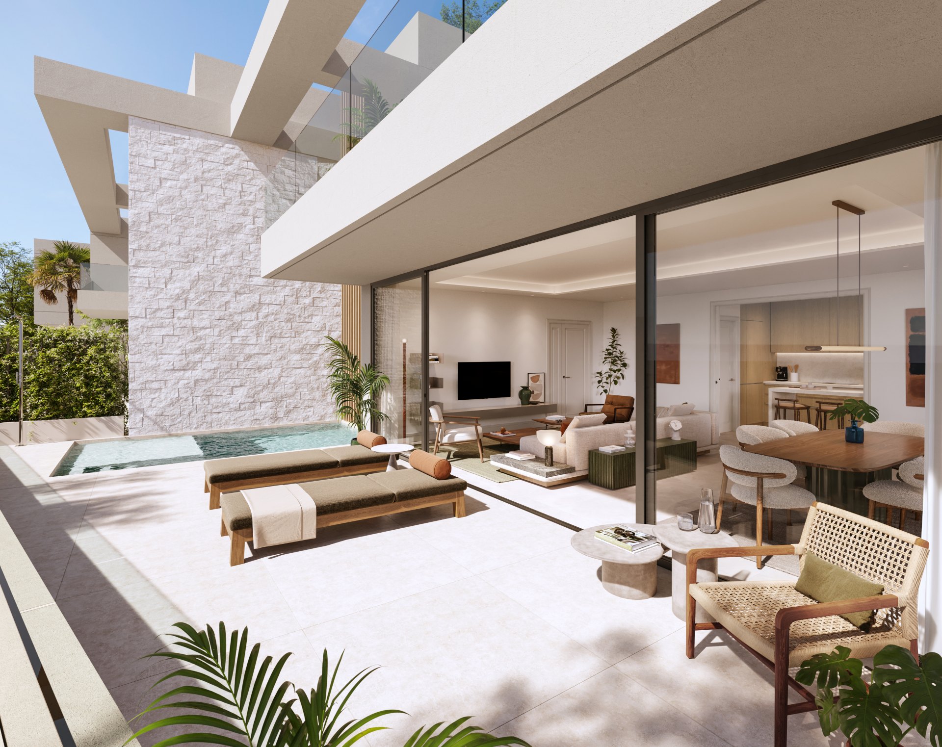 Lujosa vivienda familiar residencial con vistas panorámicas al mar en el Este de Málaga