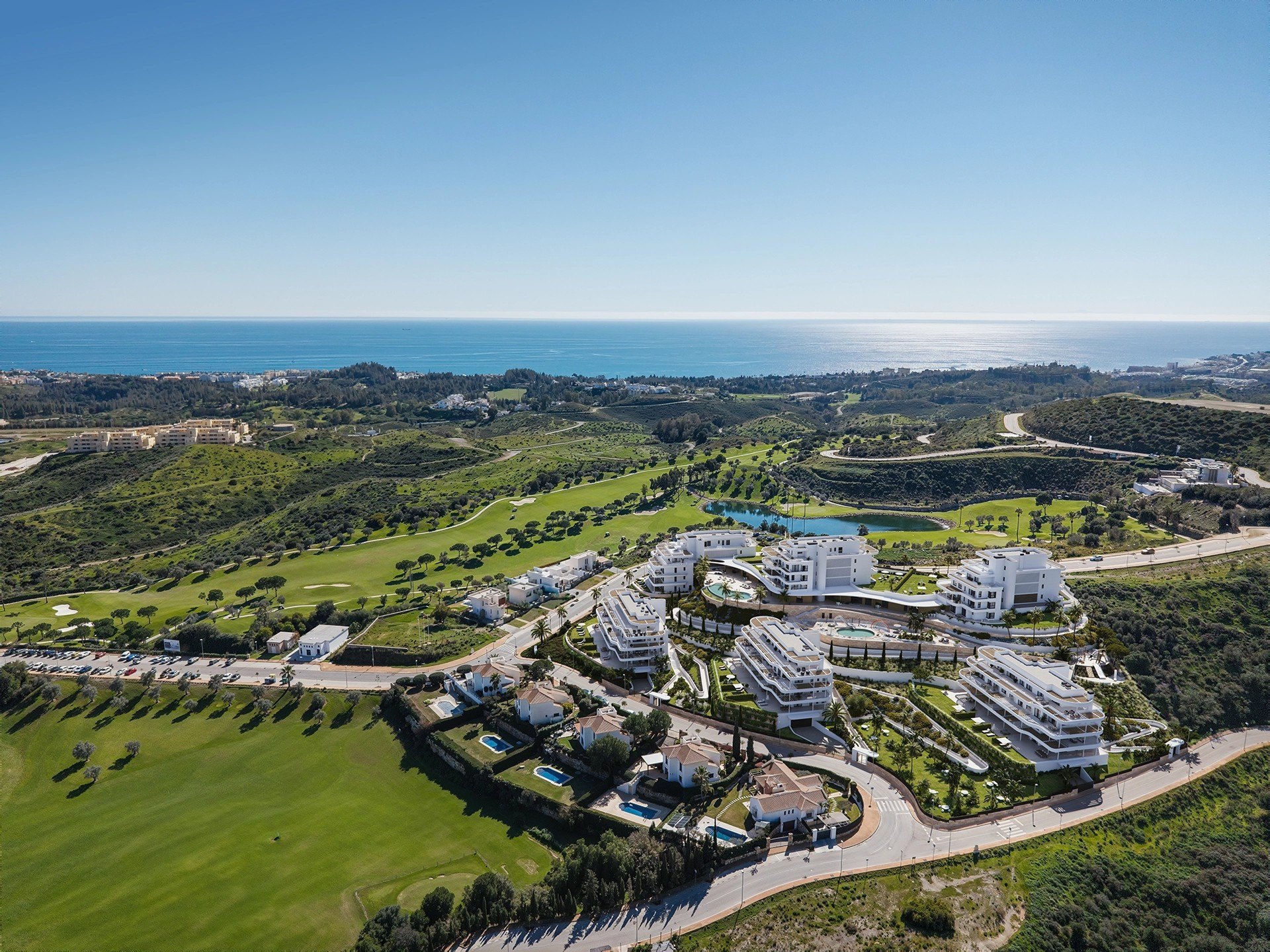 Luxury apartment with Panoramic Golf and Sea Views in Mijas, Málaga