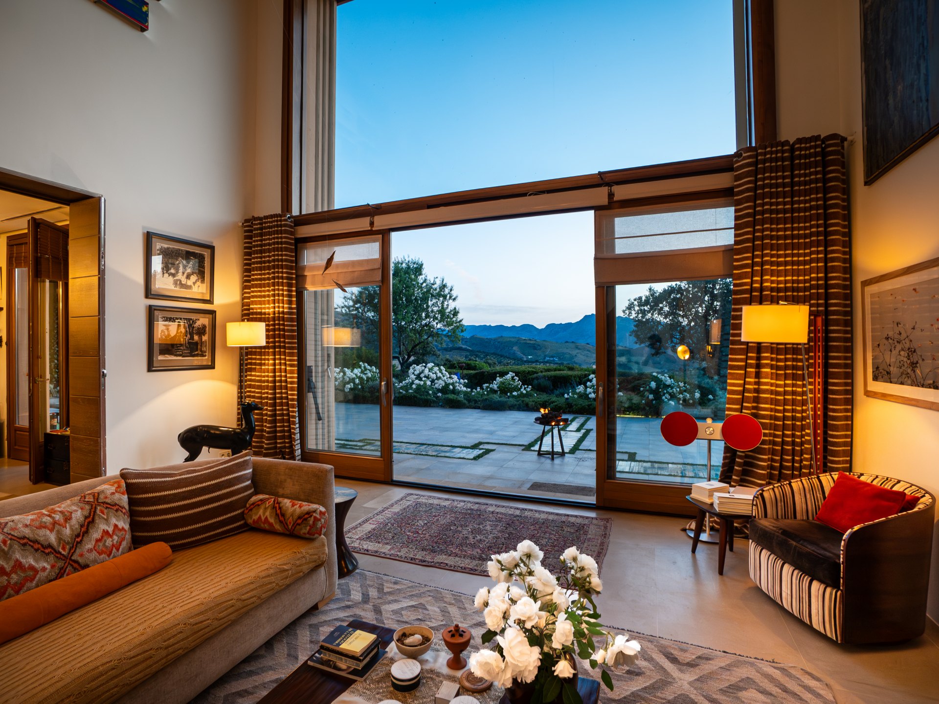 Villa La Mandaluz, a unique and inspiring home where art and architecture converse, surrounded by protected countryside in Ronda, Málaga