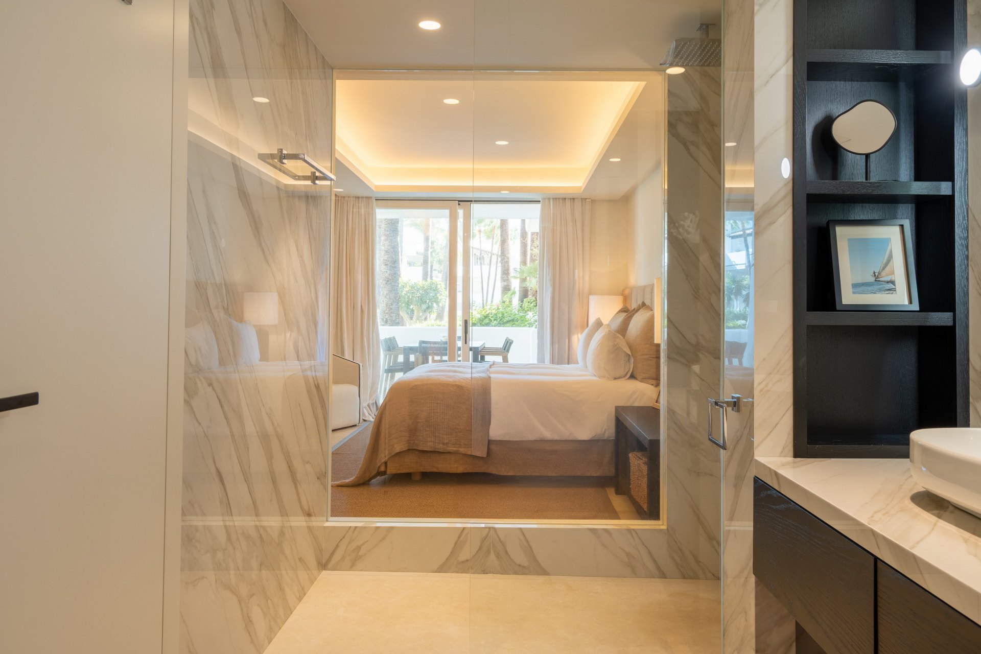 Beautifully renovated three bedroom garden apartment in Puente Romano, Marbella