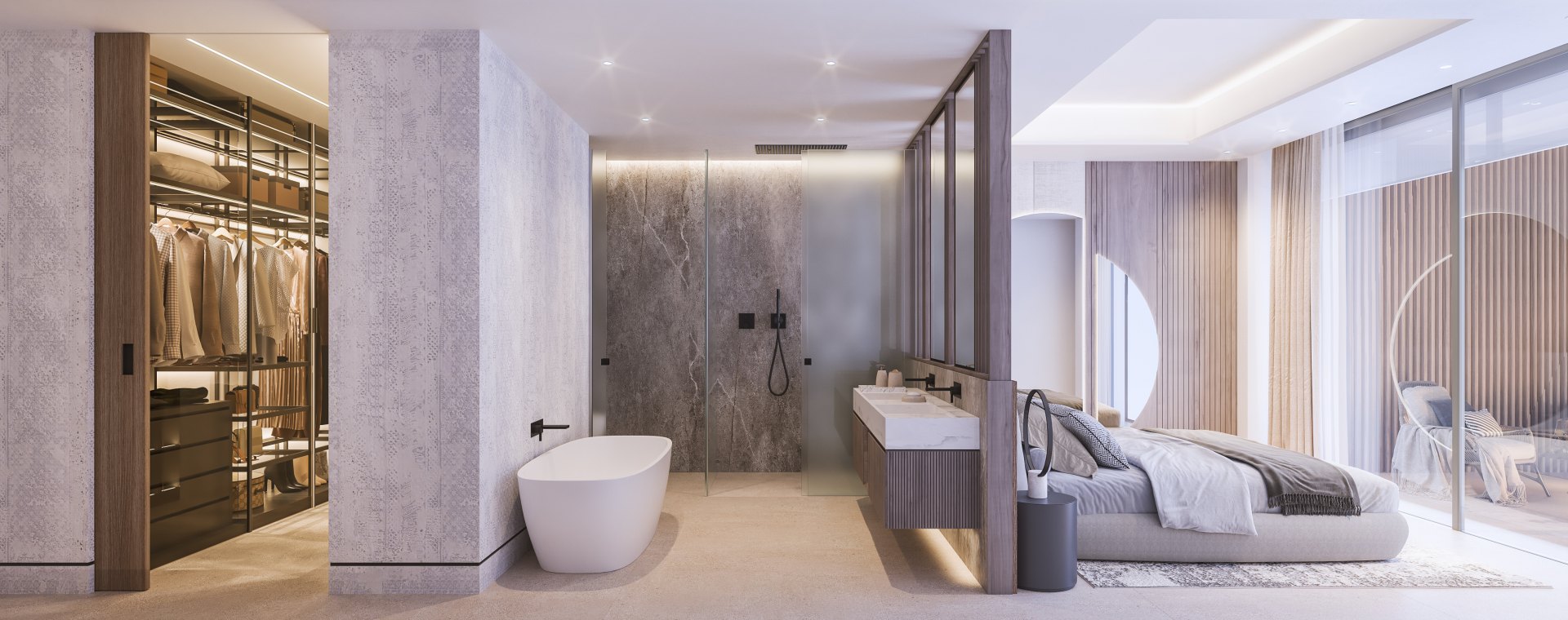 Modern penthouse with stunning views in Pedregalejo Morlaco, Málaga East