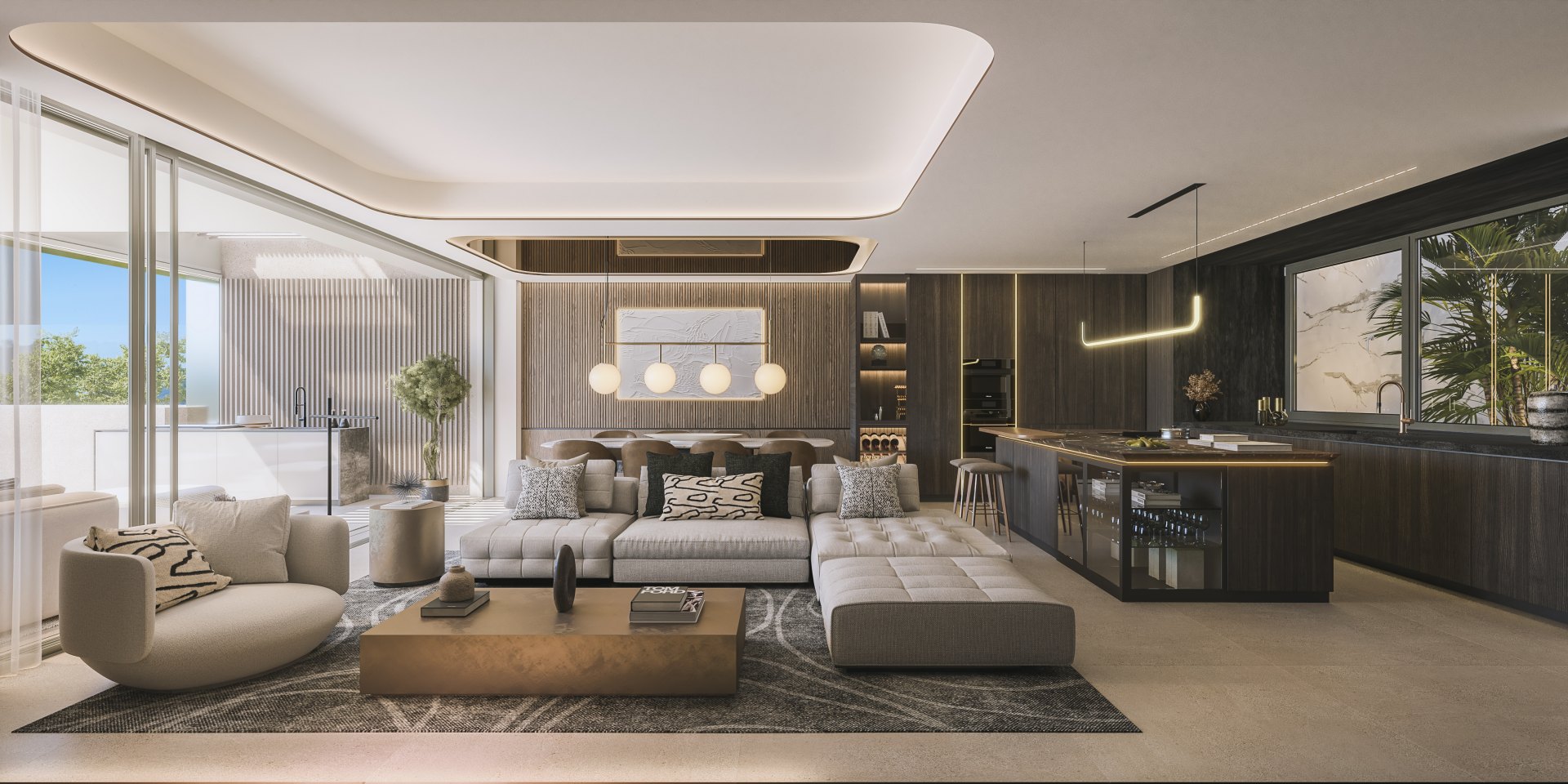 Modern penthouse with stunning views in Pedregalejo Morlaco, Málaga East