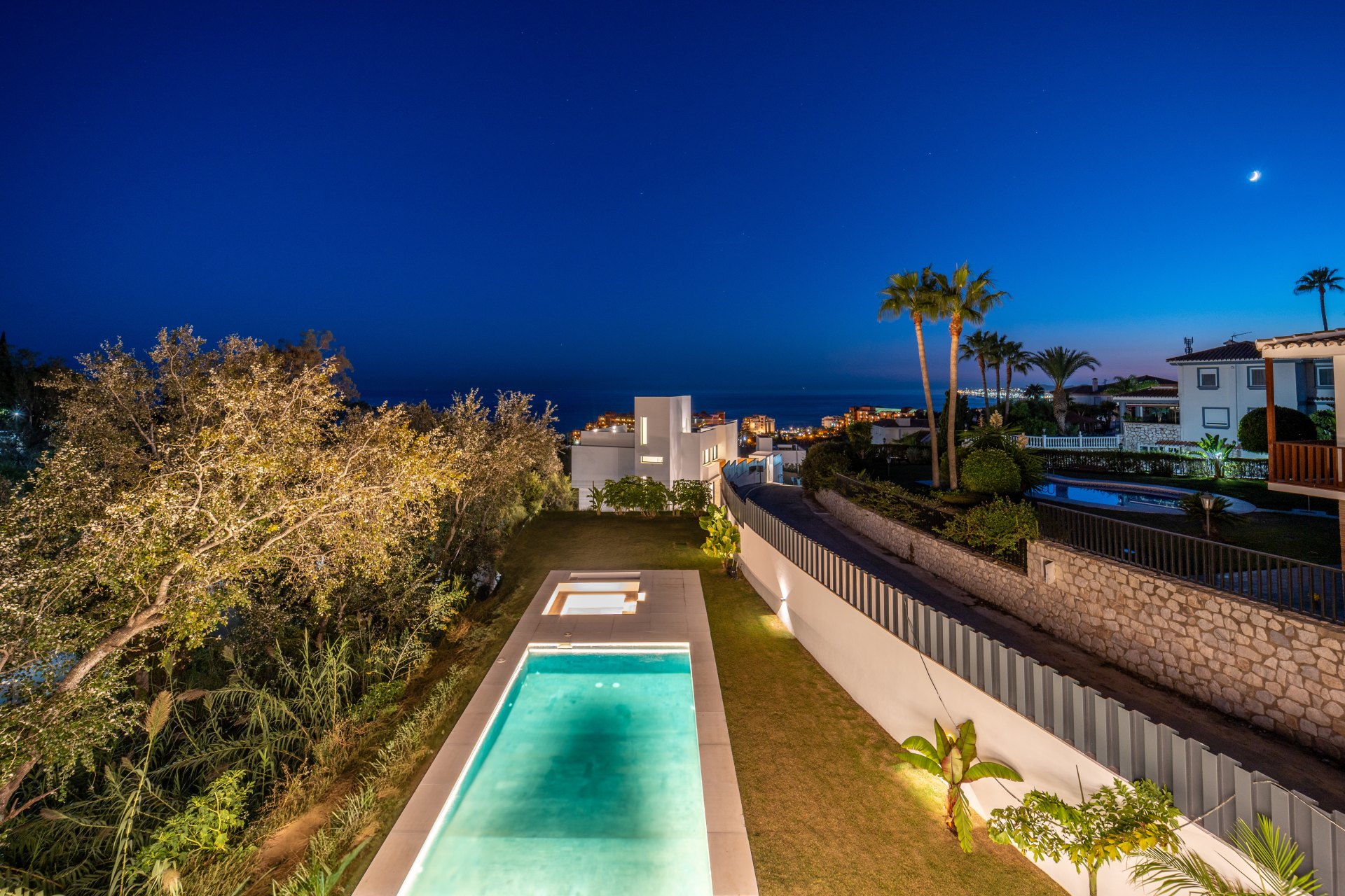 Comtemporary Style Villa with Sea Views in Benalmádena Costa, Málaga