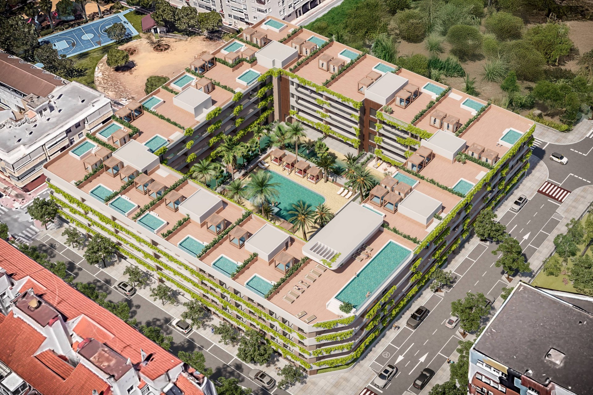 Apartamento bajo plano en nueva zona de desarrollo en San Pedro de Alcántara, , Marbella