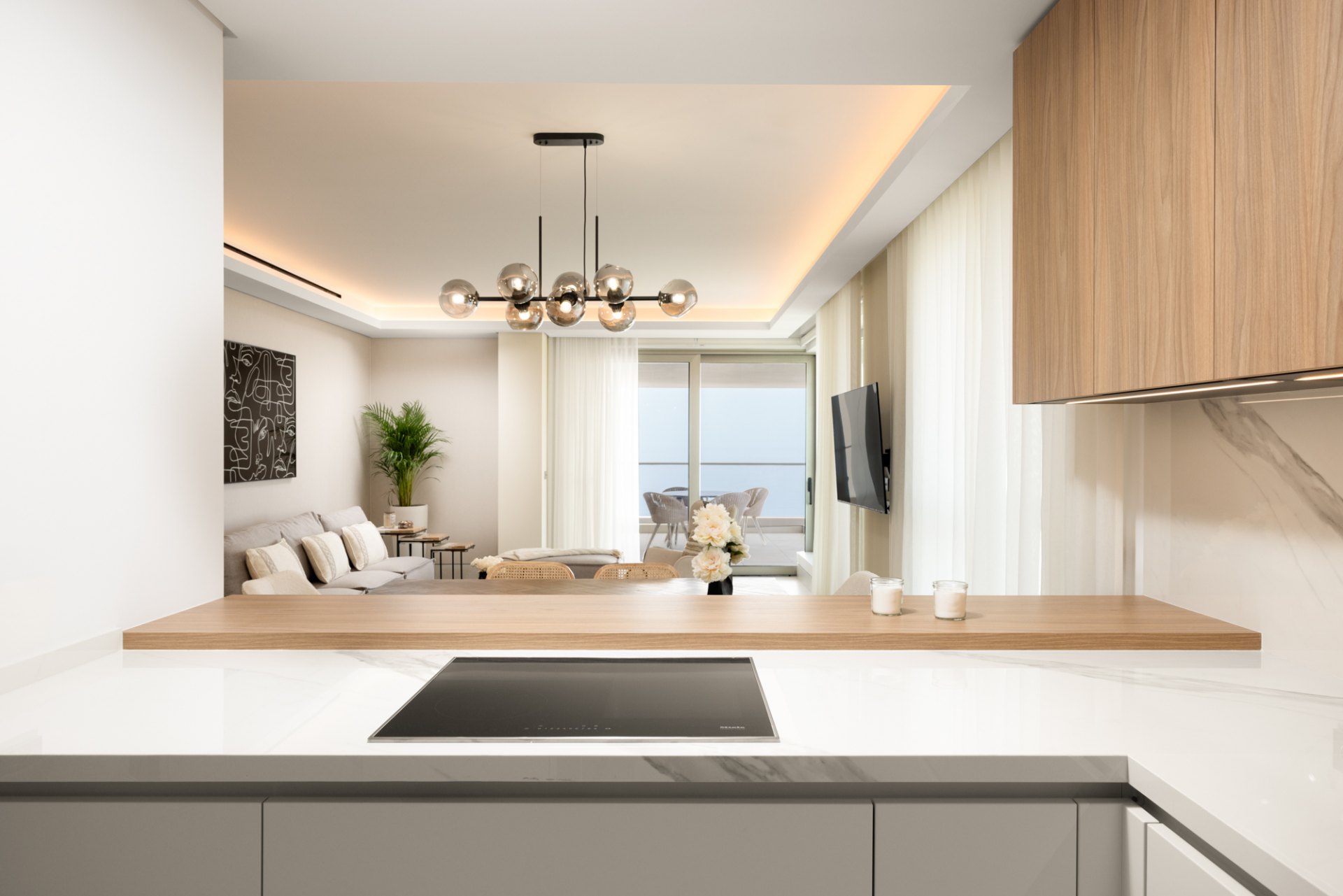 Incredible new built apartment front beach line with amazing views in Málaga Towers, Málaga