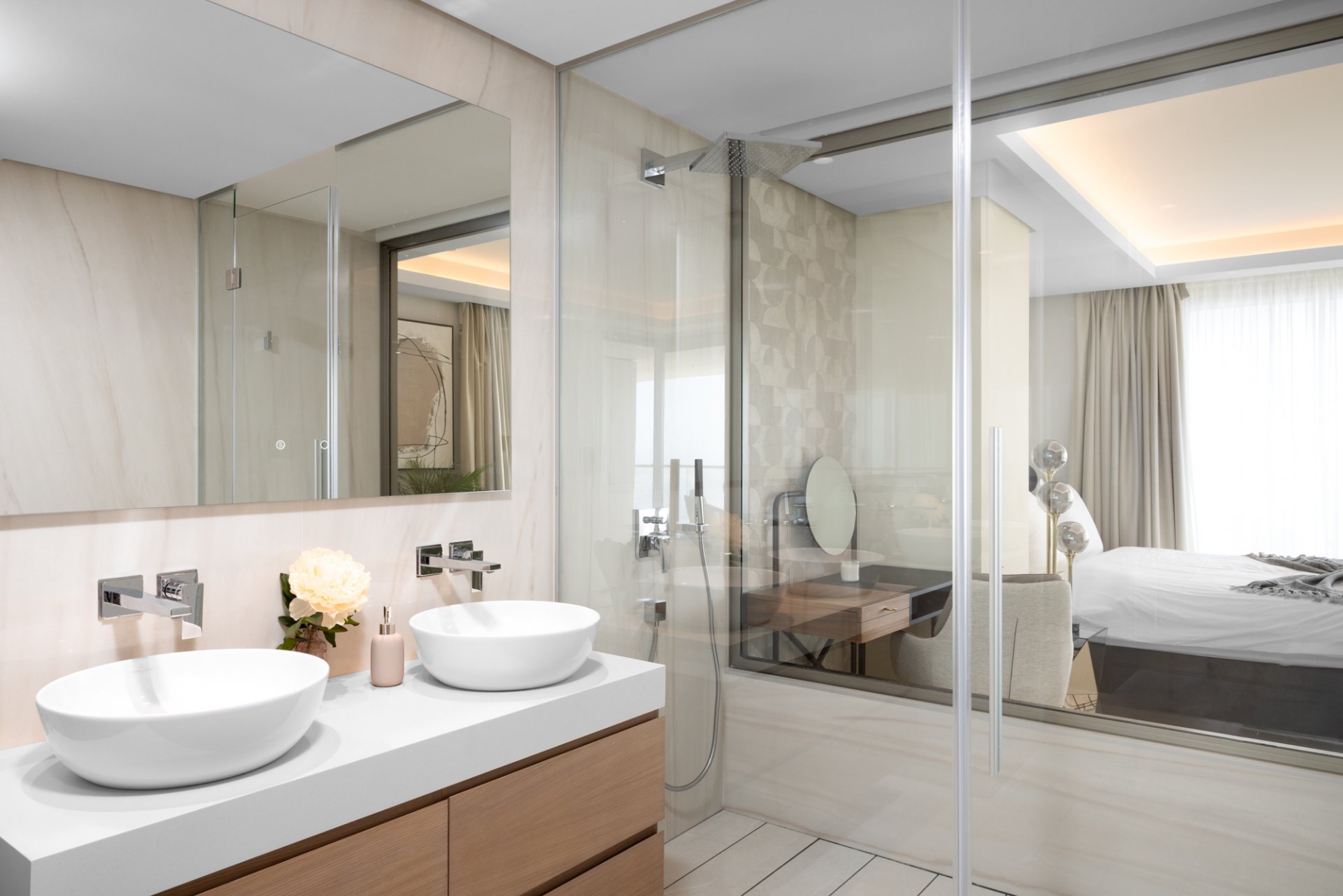 Incredible new built apartment front beach line with amazing views in Málaga Towers, Málaga