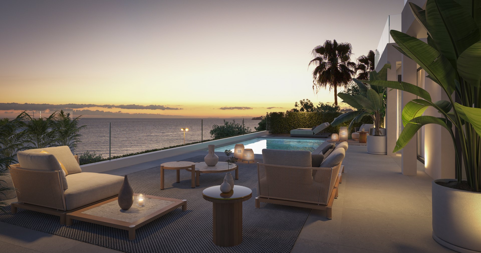 Vivir entre el mar y el golf: villa junto a El Chaparral