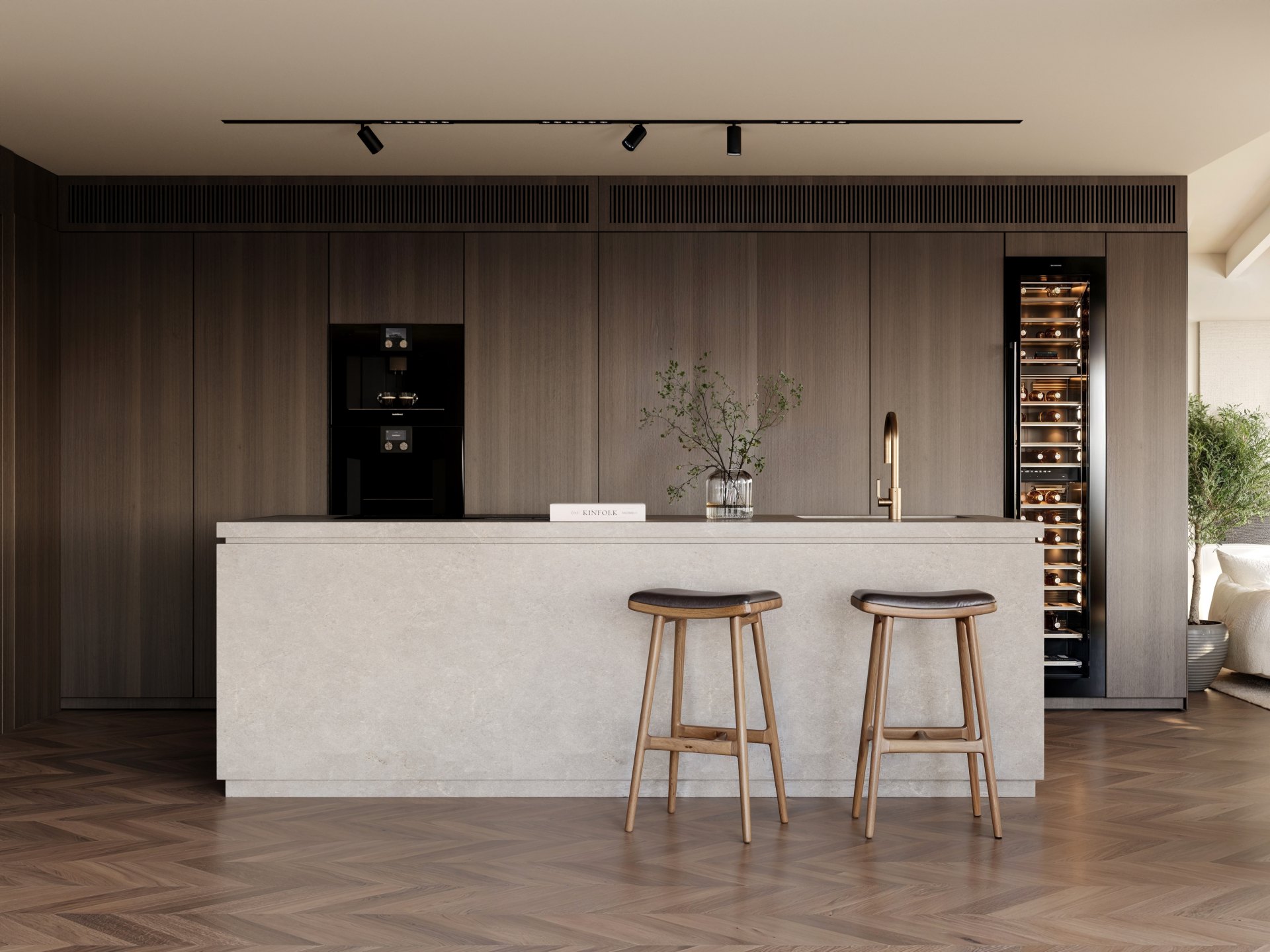 Encantadora villa de estilo escandinavo-francesa con vistas panorámicas en Nueva Andalucia