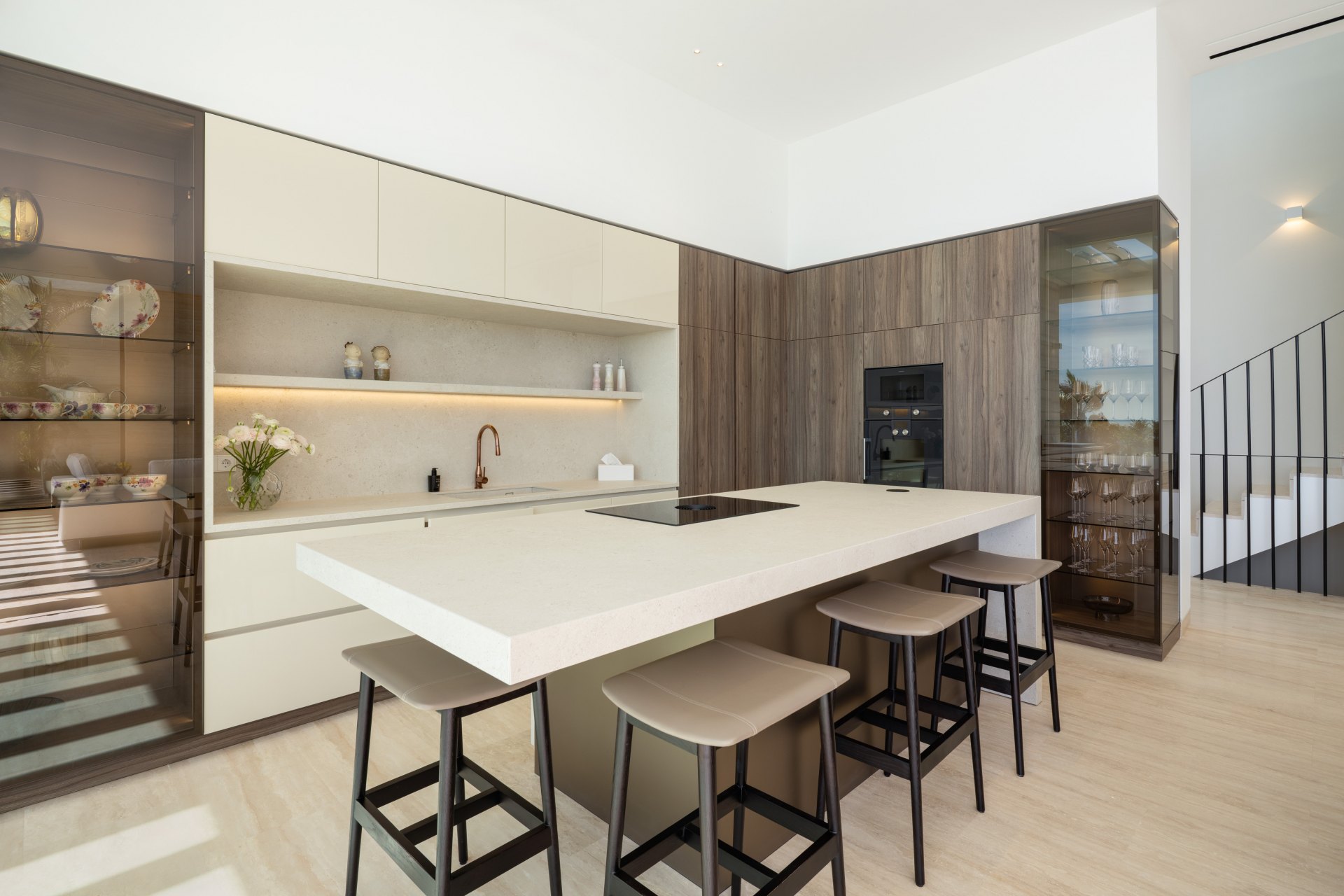 Magnificent newly built villa with open and panoramic views to the sea in Los Flamingos, Benahavís