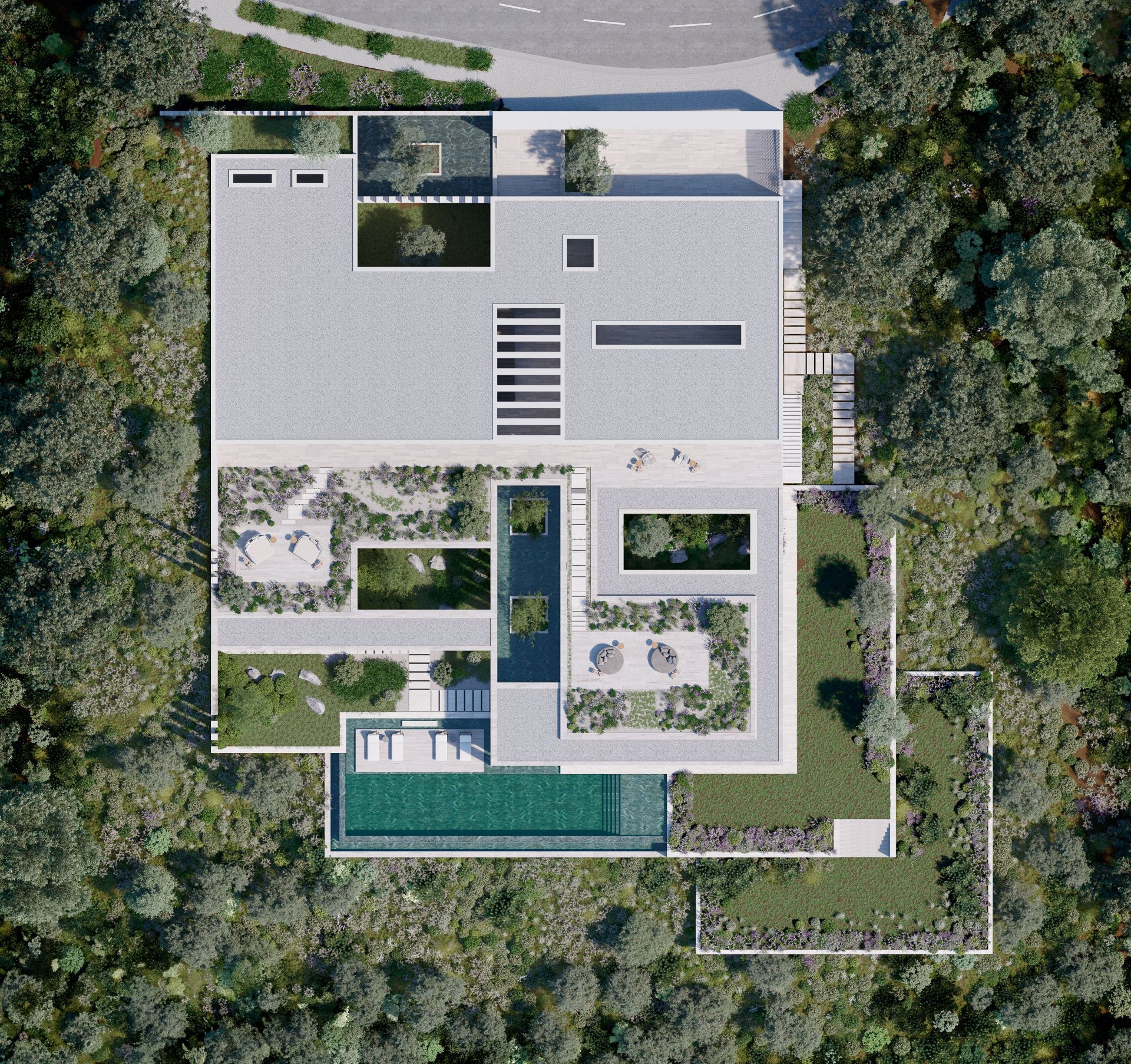 Incredible new eco-friendly architectural project villa in Sotogrande