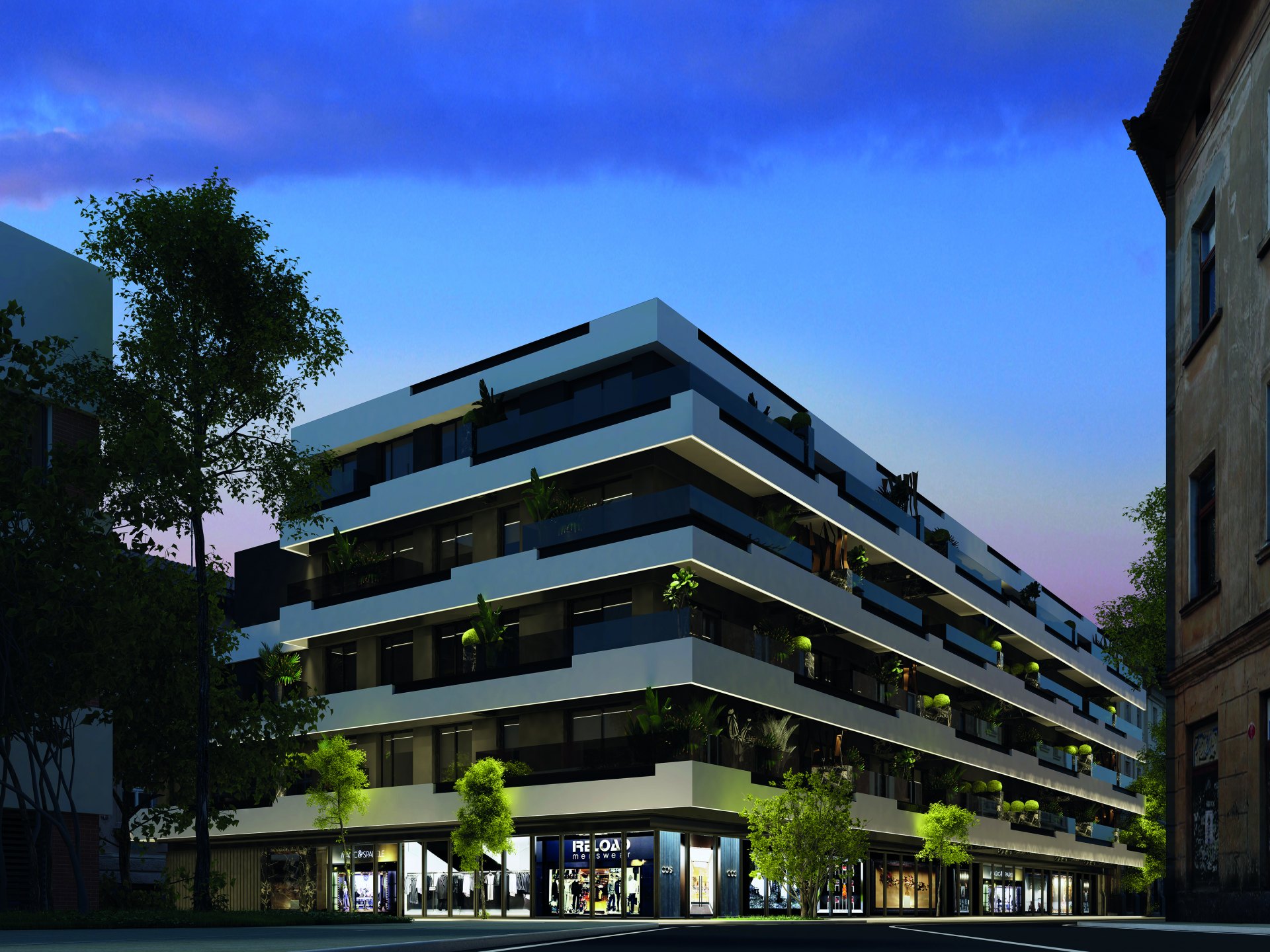 Bright designer apartment next to the marina in central Fuengirola