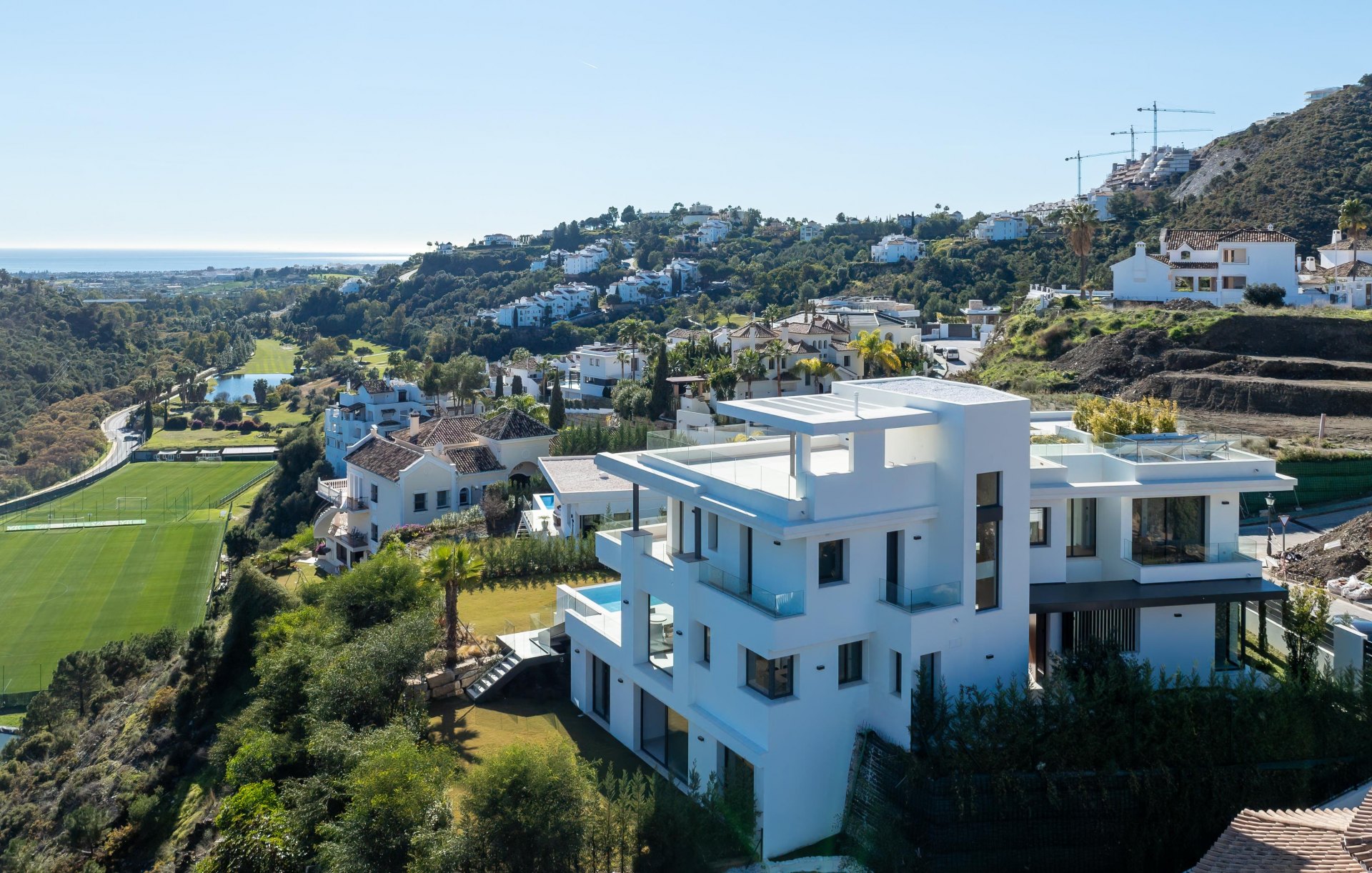 Modern newly built villa with panoramic views in La Quinta