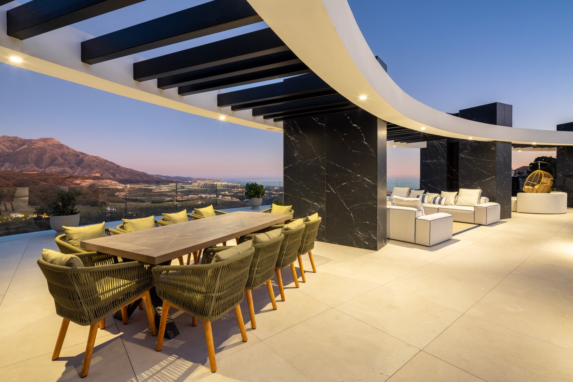 Lavish curved mansion in Europe's most exclusive residential estate, La Zagaleta