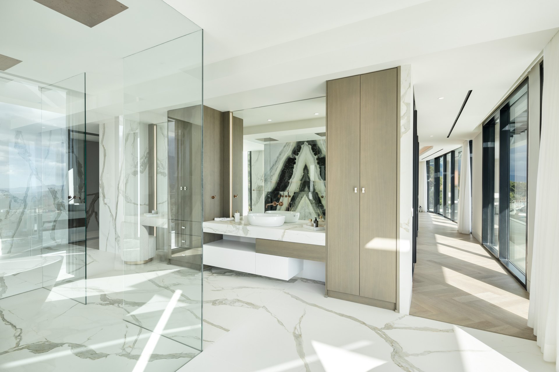 Lavish curved mansion in Europe's most exclusive residential estate, La Zagaleta