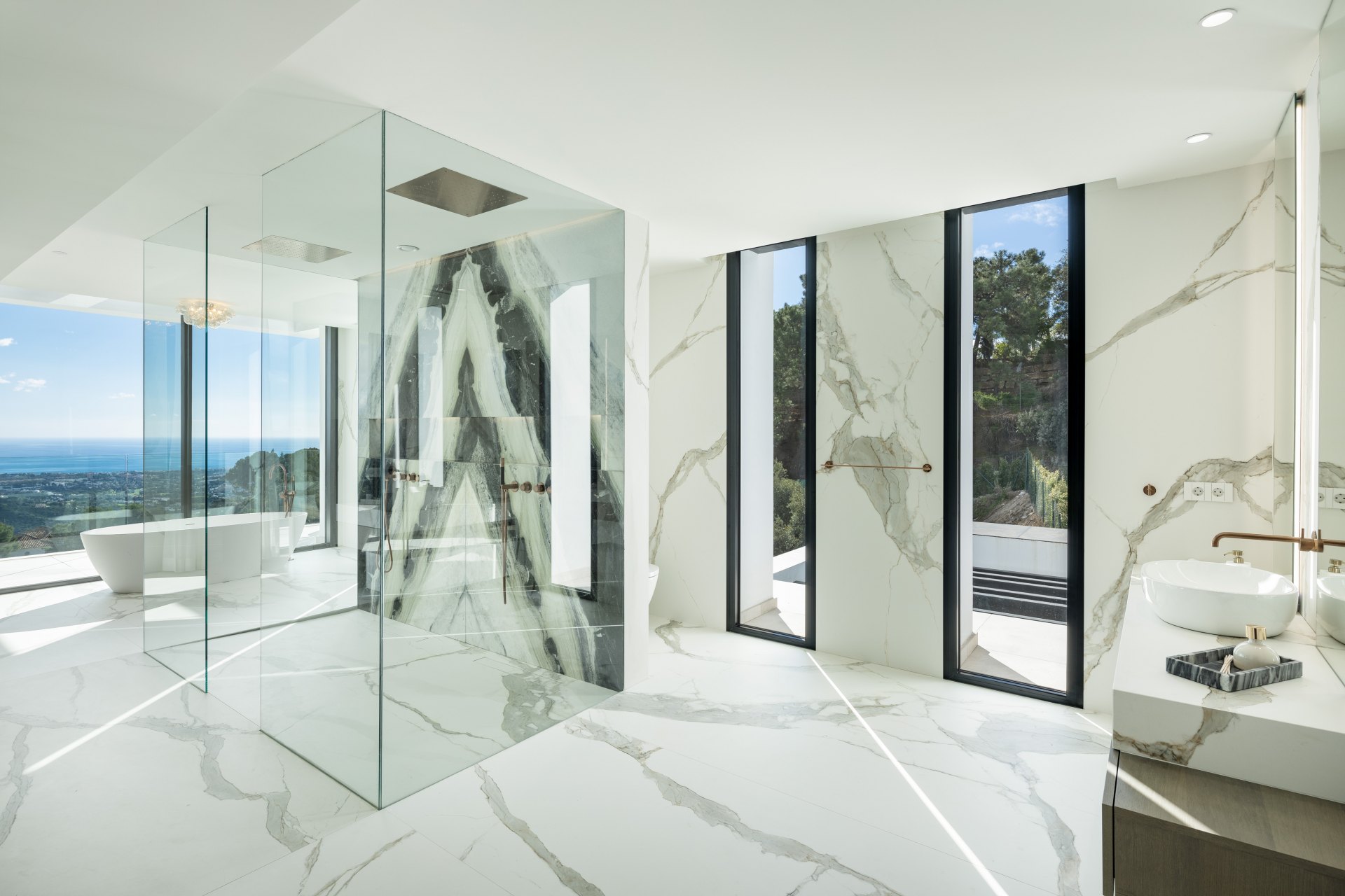 Lavish curved mansion in Europe's most exclusive residential estate, La Zagaleta