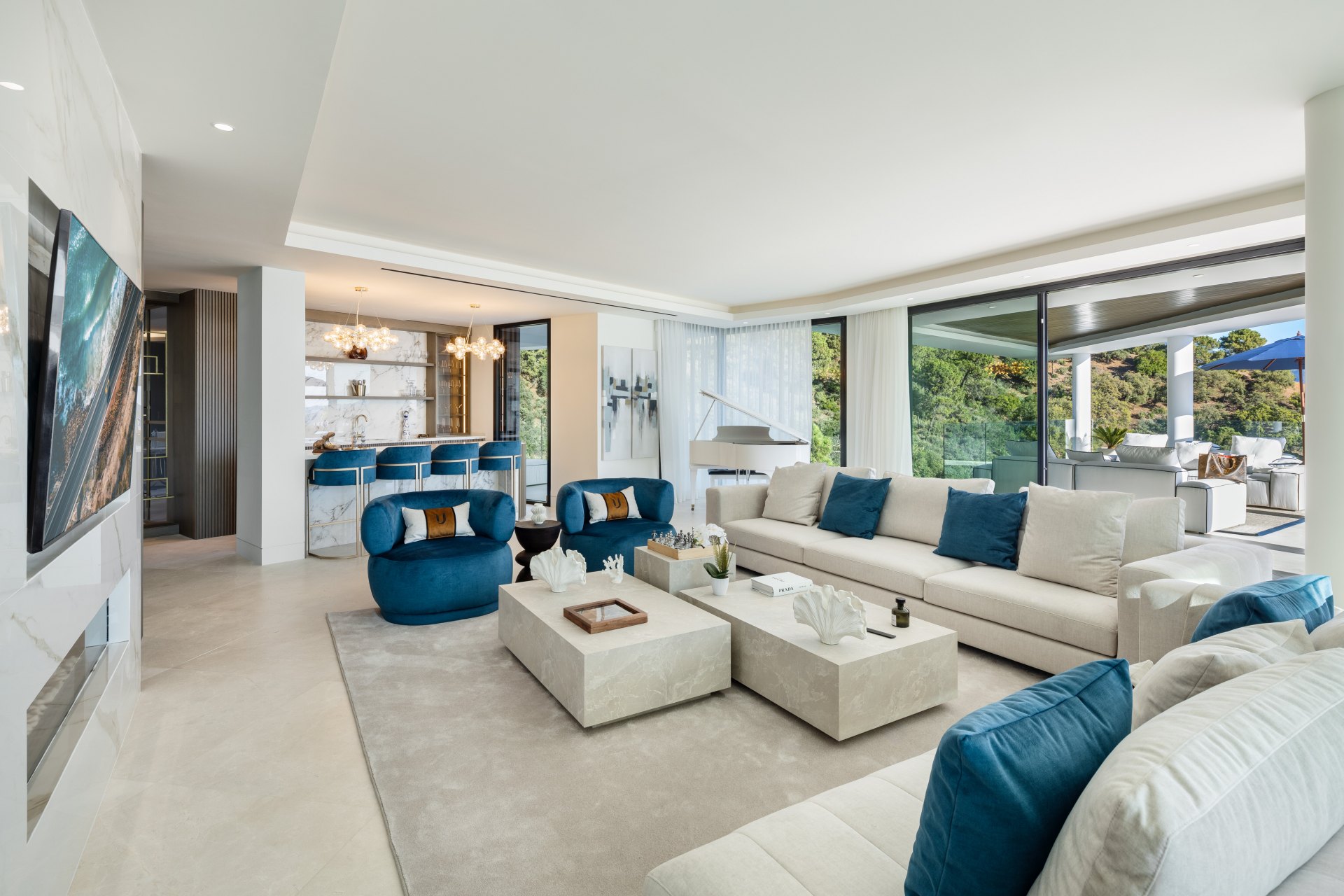 Lavish curved mansion in Europe's most exclusive residential estate, La Zagaleta