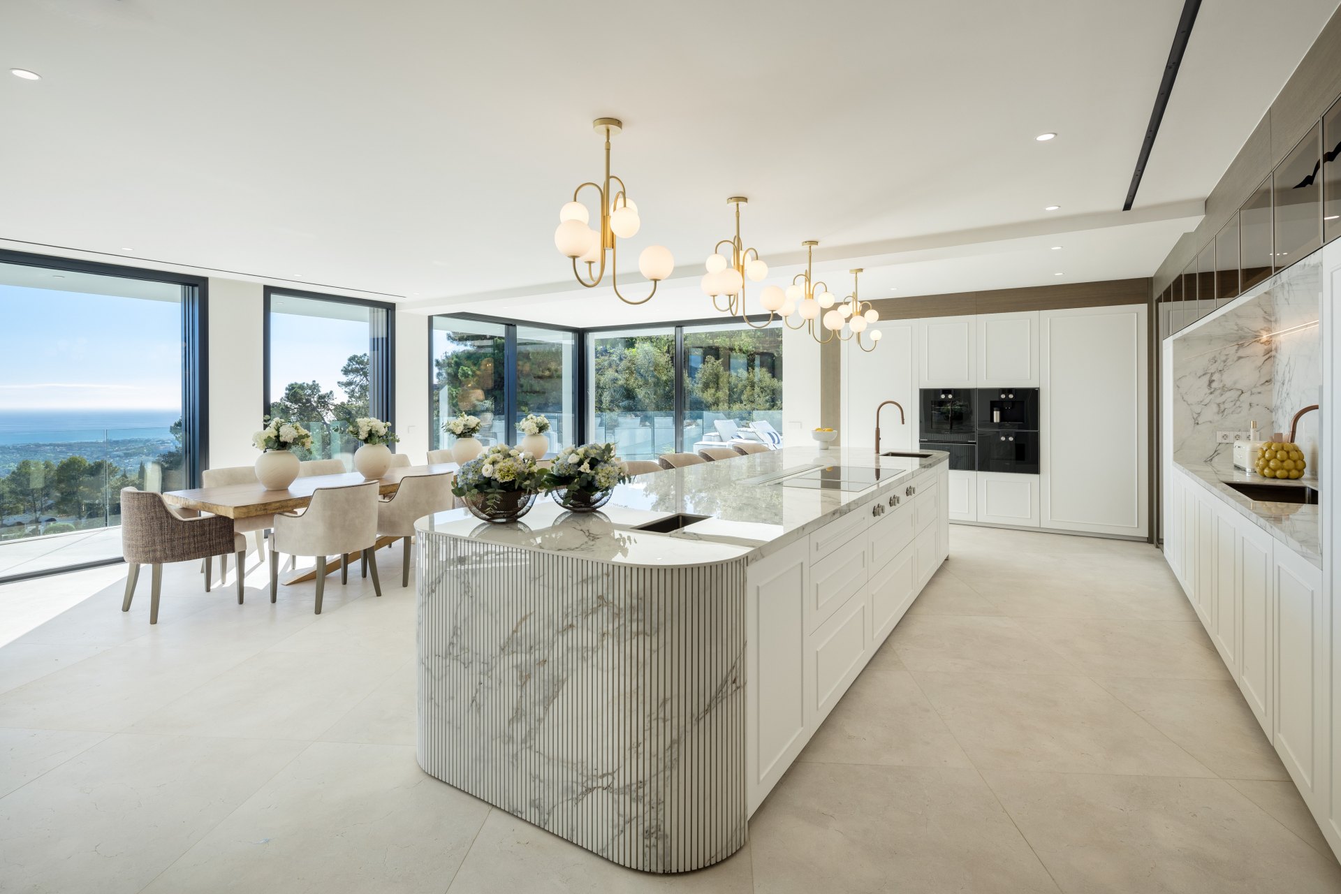 Lavish curved mansion in Europe's most exclusive residential estate, La Zagaleta