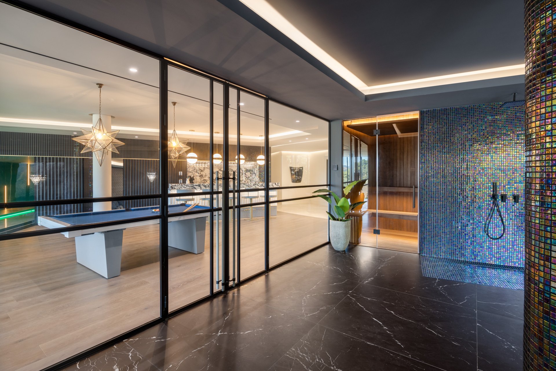 Lavish curved mansion in Europe's most exclusive residential estate, La Zagaleta