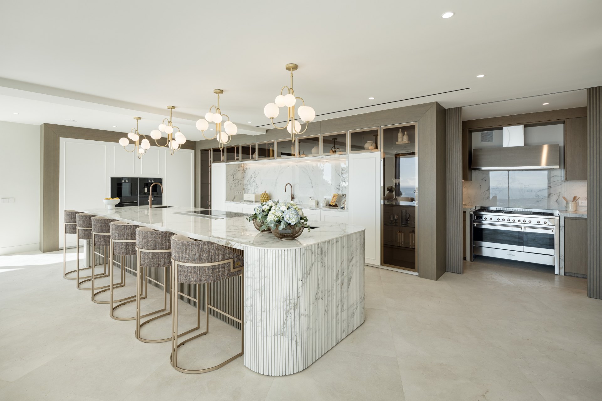 Lavish curved mansion in Europe's most exclusive residential estate, La Zagaleta