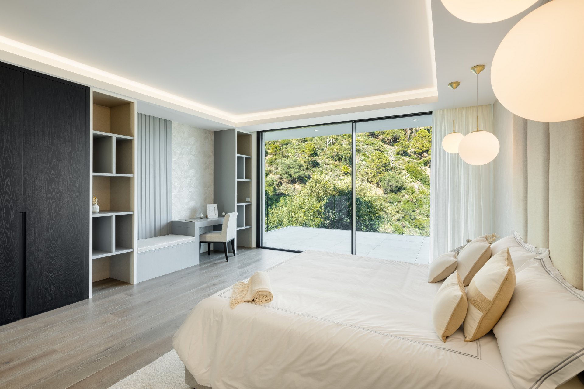 Lavish curved mansion in Europe's most exclusive residential estate, La Zagaleta