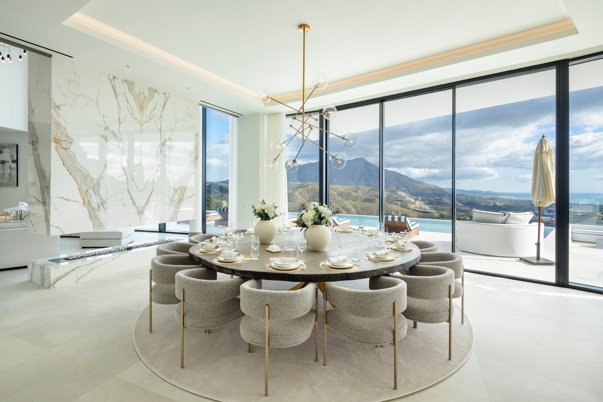 Lavish curved mansion in Europe's most exclusive residential estate, La Zagaleta