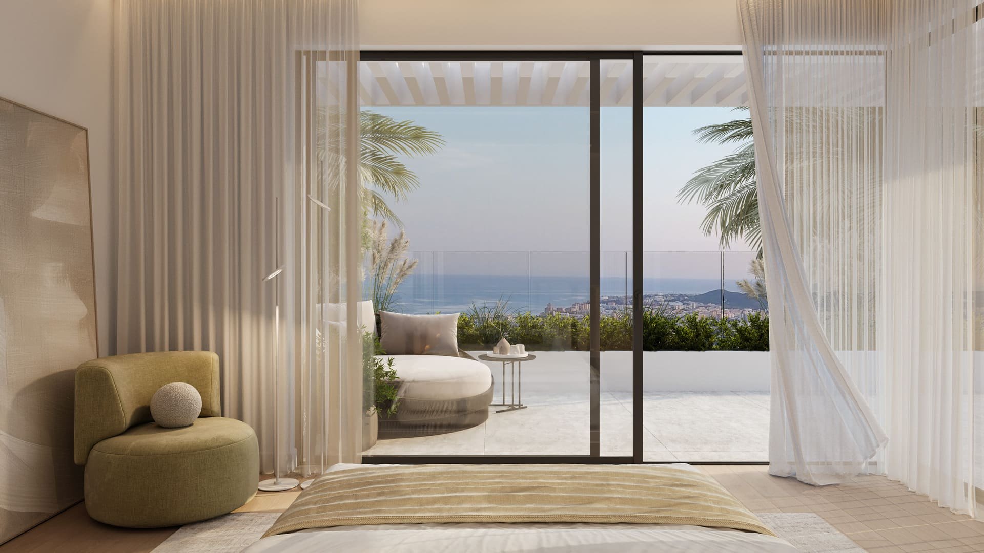 Ático dúplex con terrazas panorámicas vistas al mar en la prestigiosa urbanización el Higuerón