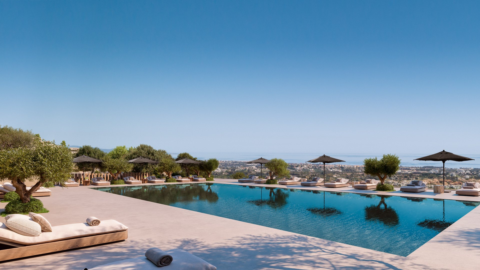 Sky villa de una sola planta en una prestigiosa comunidad con vistas inigualables en Benahavís