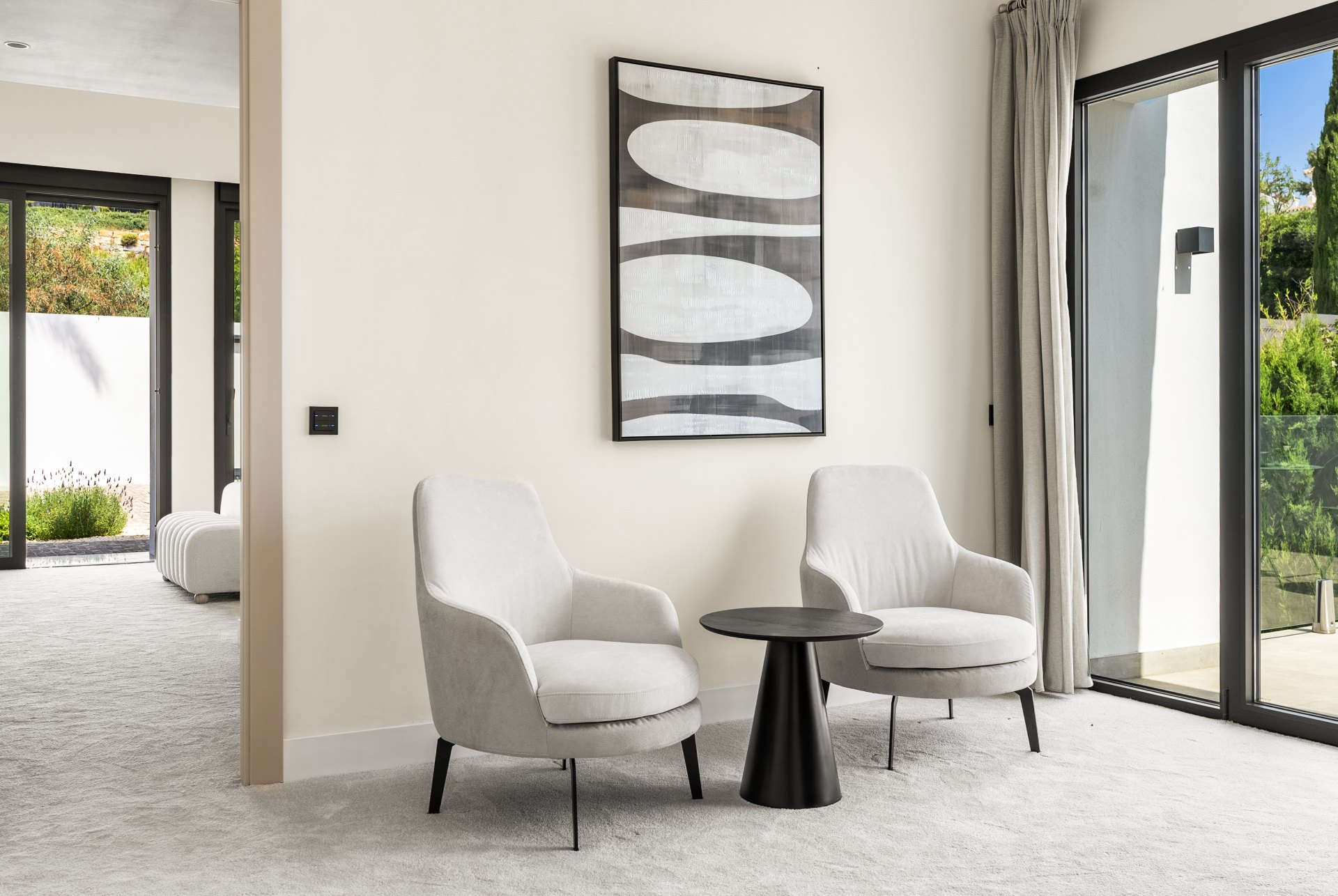 Villa con increíbles vistas abiertas al mar y la montaña, Los Flamingos, Benahavís