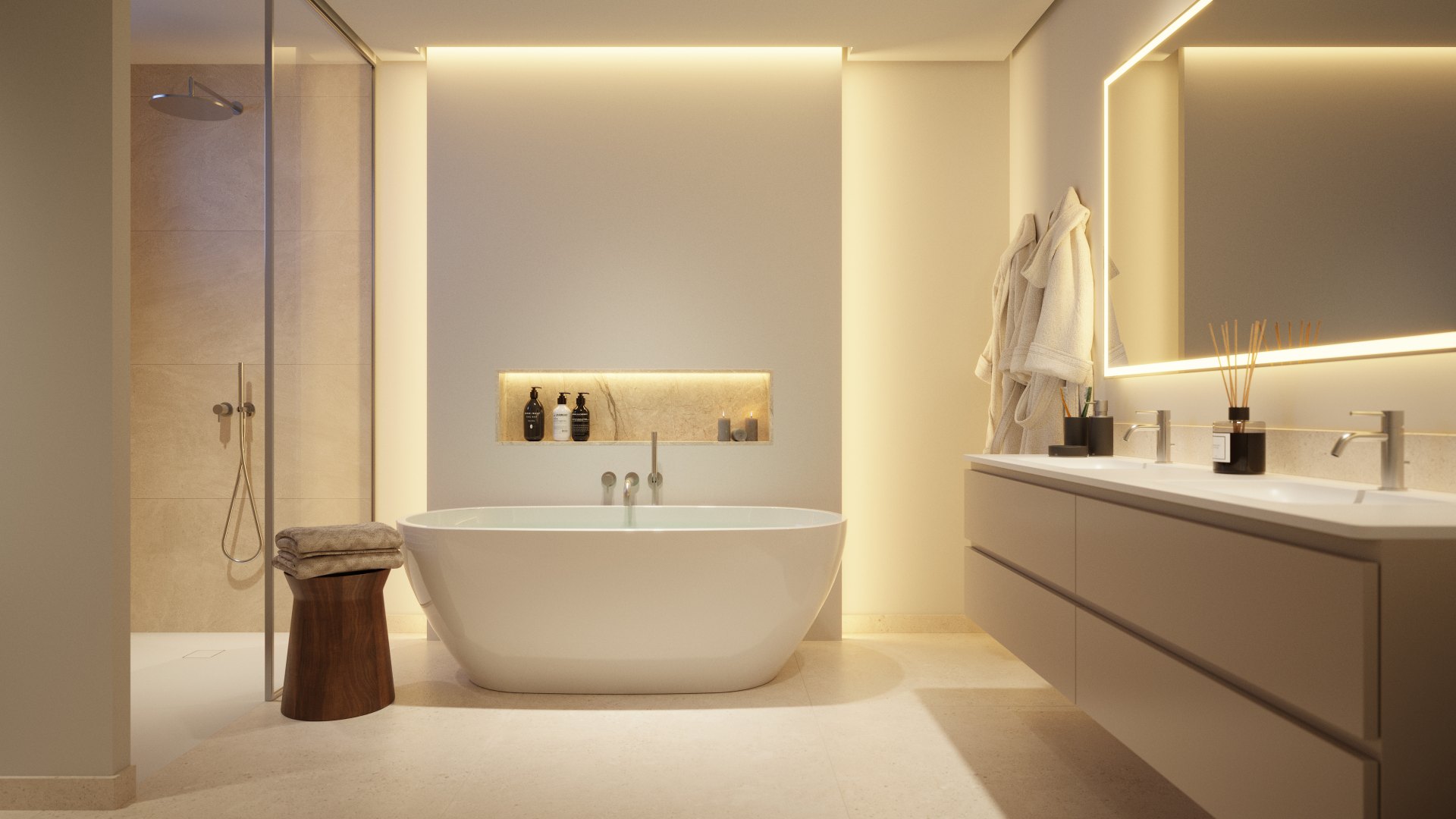 Exclusivo ático de lujo de nueva construcción con azotea y visas panorámicas al mar, Benahavís