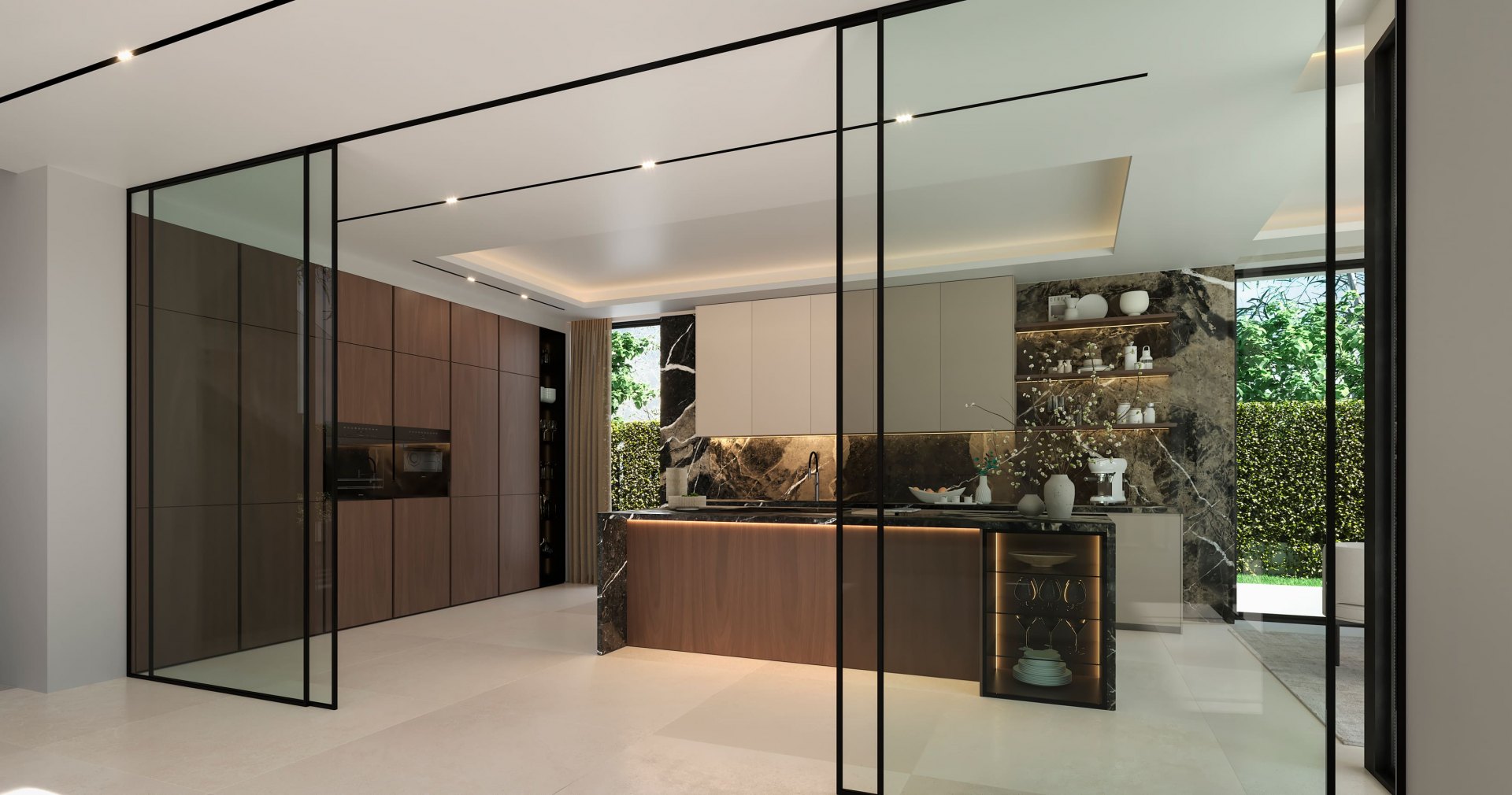 New villa project on the New Golden Mile in Bel Air, featuring a contemporary and elegant style
