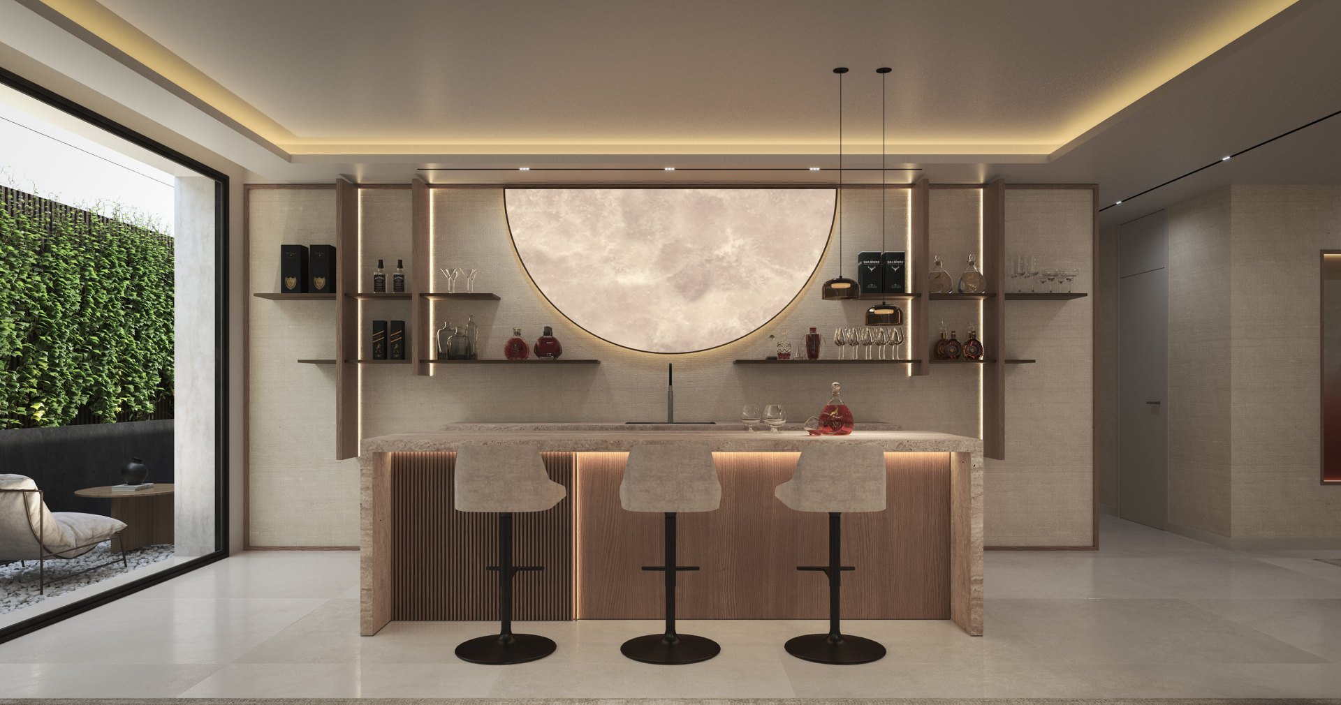 New villa project on the New Golden Mile in Bel Air, featuring a contemporary and elegant style