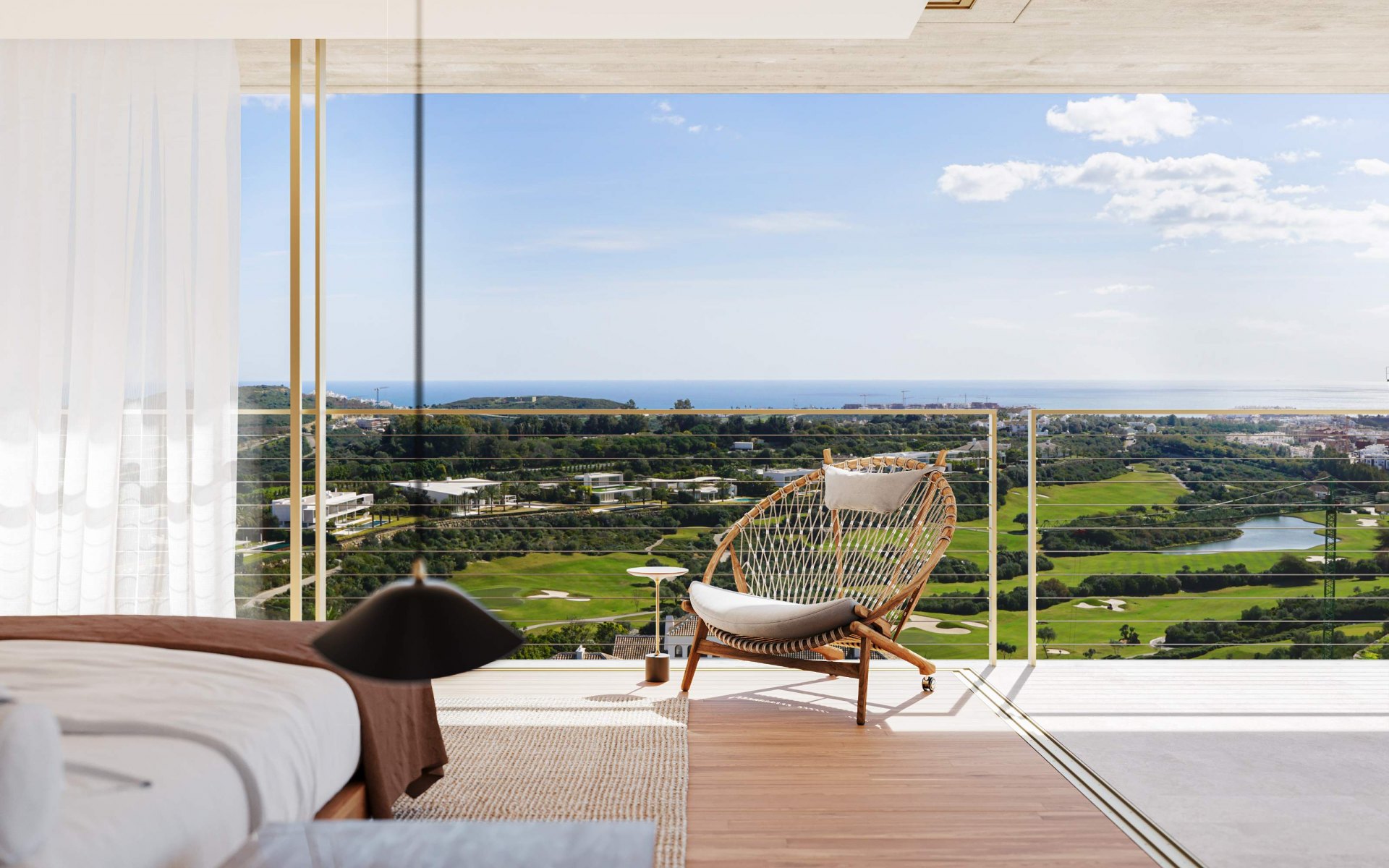 Sofisticado ático con vistas panorámicas en residencias únicas en España, Finca Cortesín