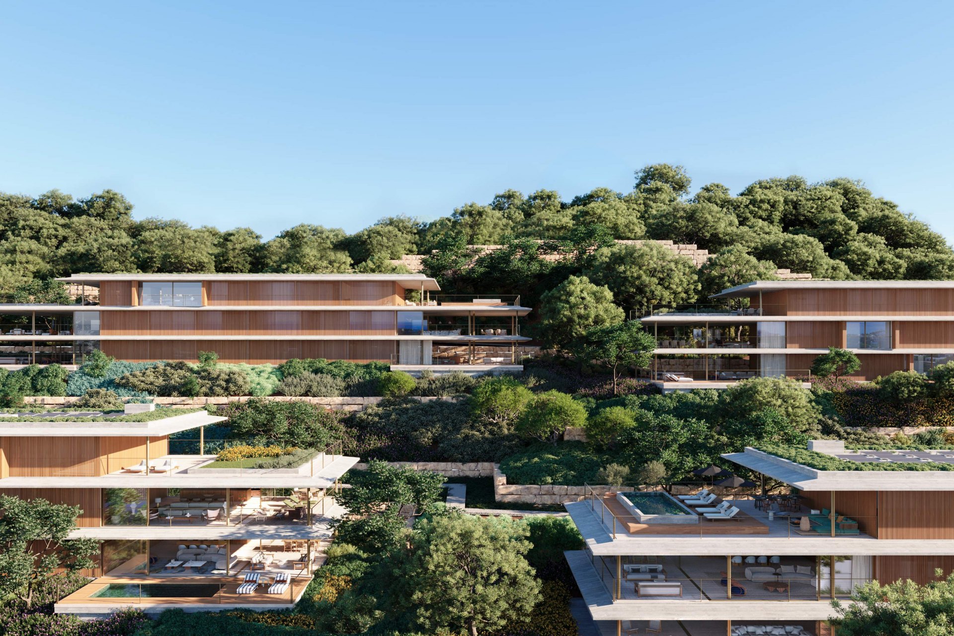 Sofisticado ático con vistas panorámicas en residencias únicas en España, Finca Cortesín