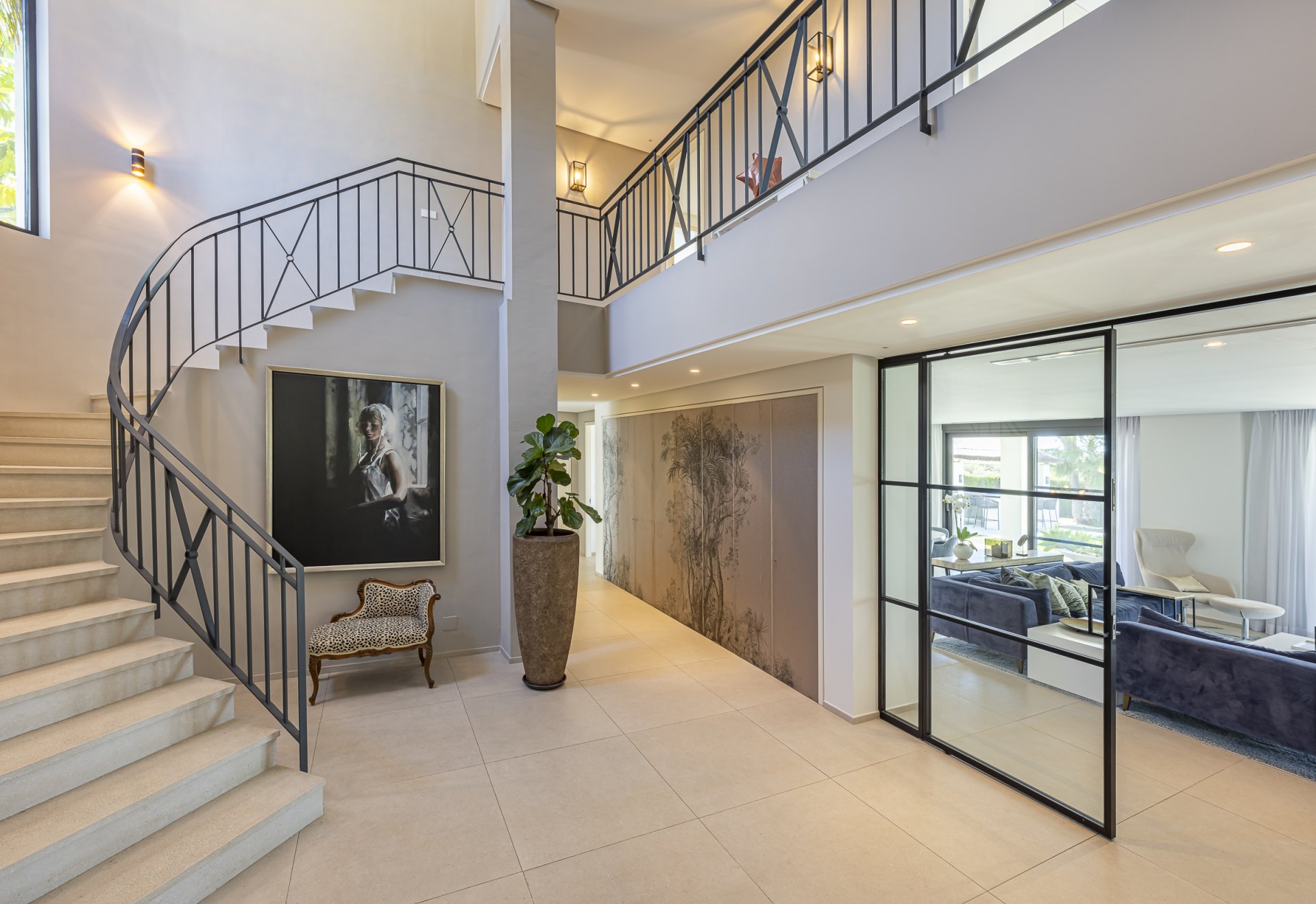 Spectacular family villa with panoramic sea views and exceptional amenities in Elviria, East Marbella