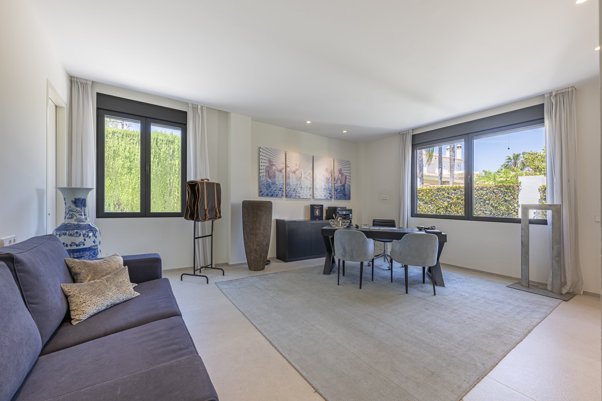 Spectacular family villa with panoramic sea views and exceptional amenities in Elviria, East Marbella