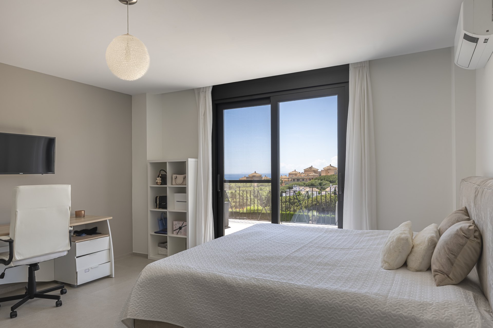 Spectacular family villa with panoramic sea views and exceptional amenities in Elviria, East Marbella