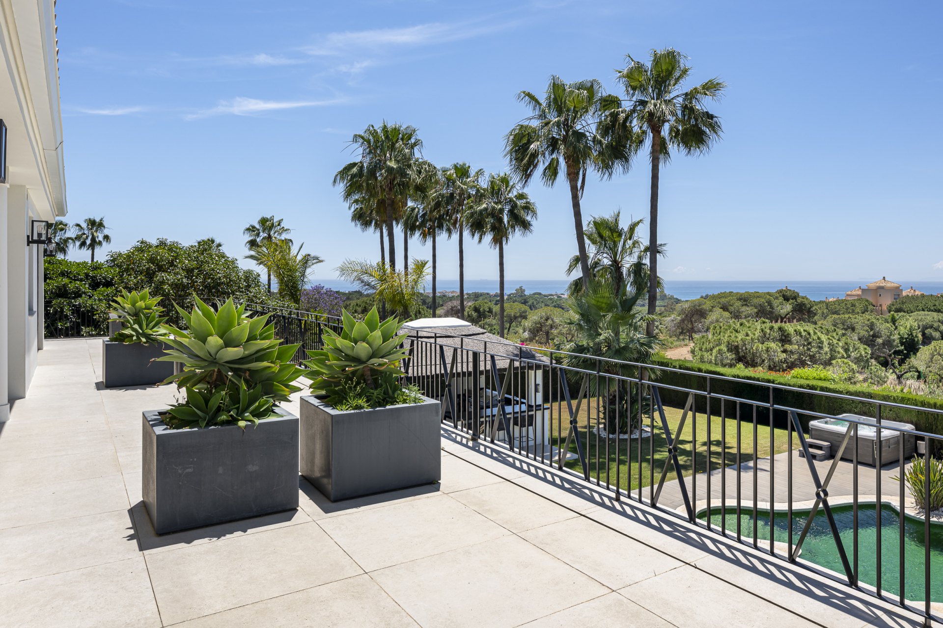 Spectacular family villa with panoramic sea views and exceptional amenities in Elviria, East Marbella