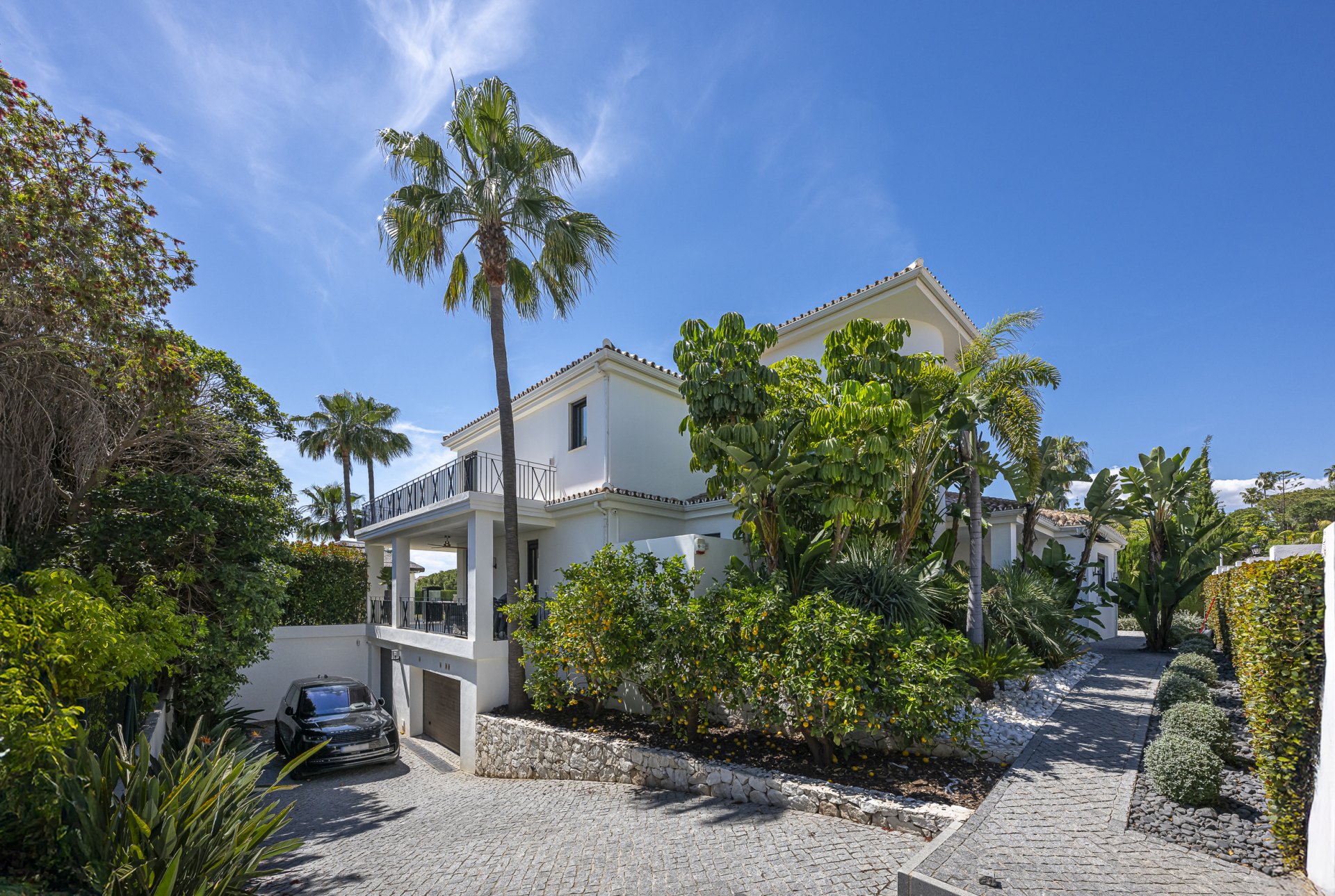 Spectacular family villa with panoramic sea views and exceptional amenities in Elviria, East Marbella