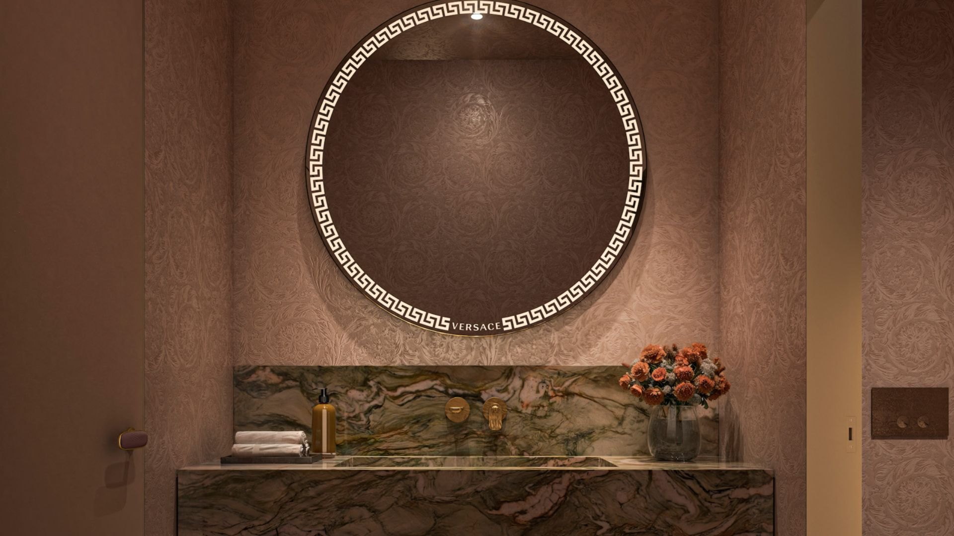 Custom-made villa with interior design by Versace Home – Ocho de Oro, new project in Nueva Andalucía, Marbella