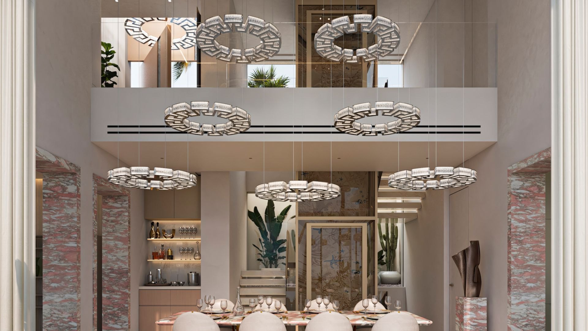 Custom-made villa with interior design by Versace Home – Ocho de Oro, new project in Nueva Andalucía, Marbella