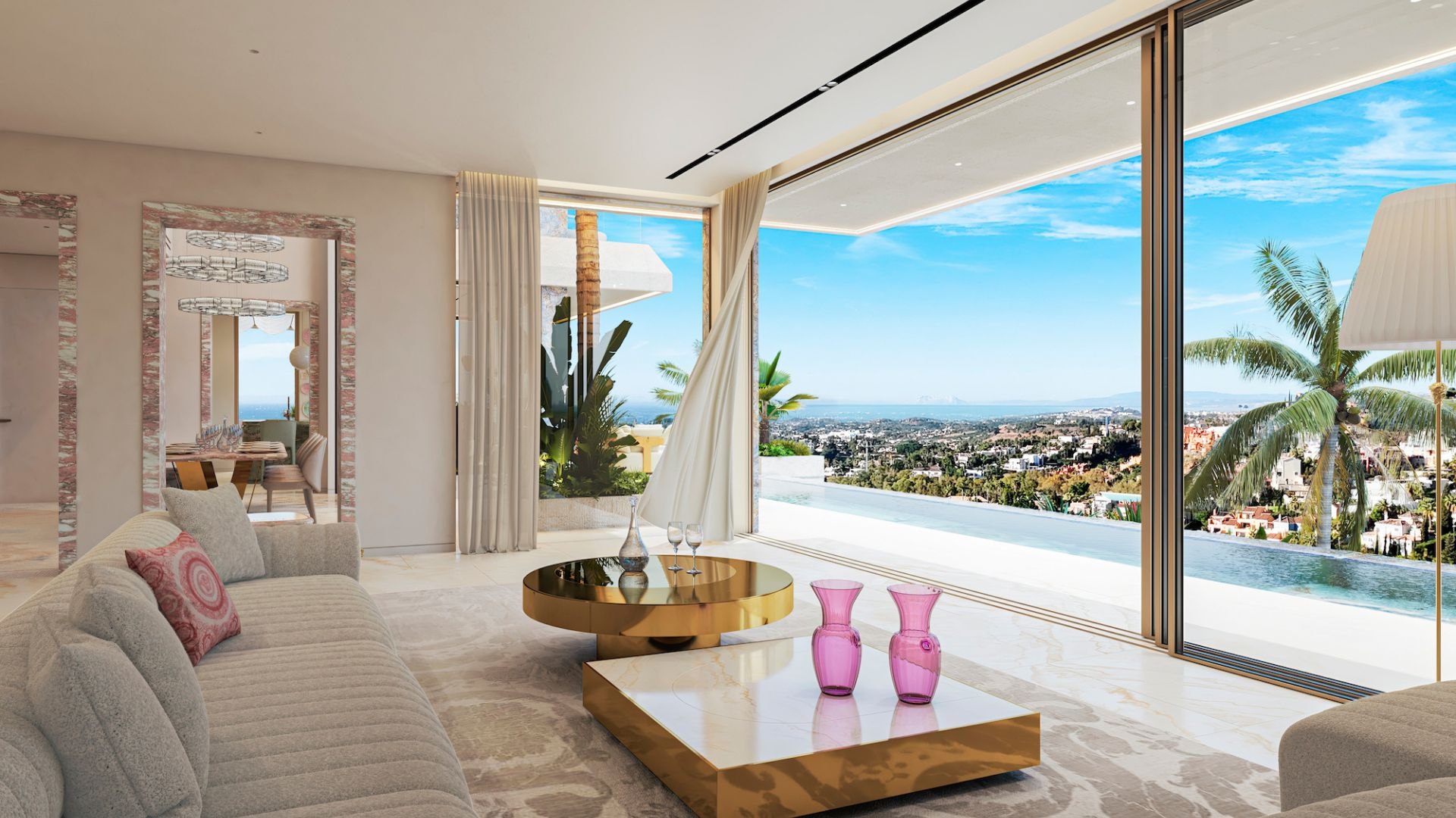 Custom-made villa with interior design by Versace Home – Ocho de Oro, new project in Nueva Andalucía, Marbella