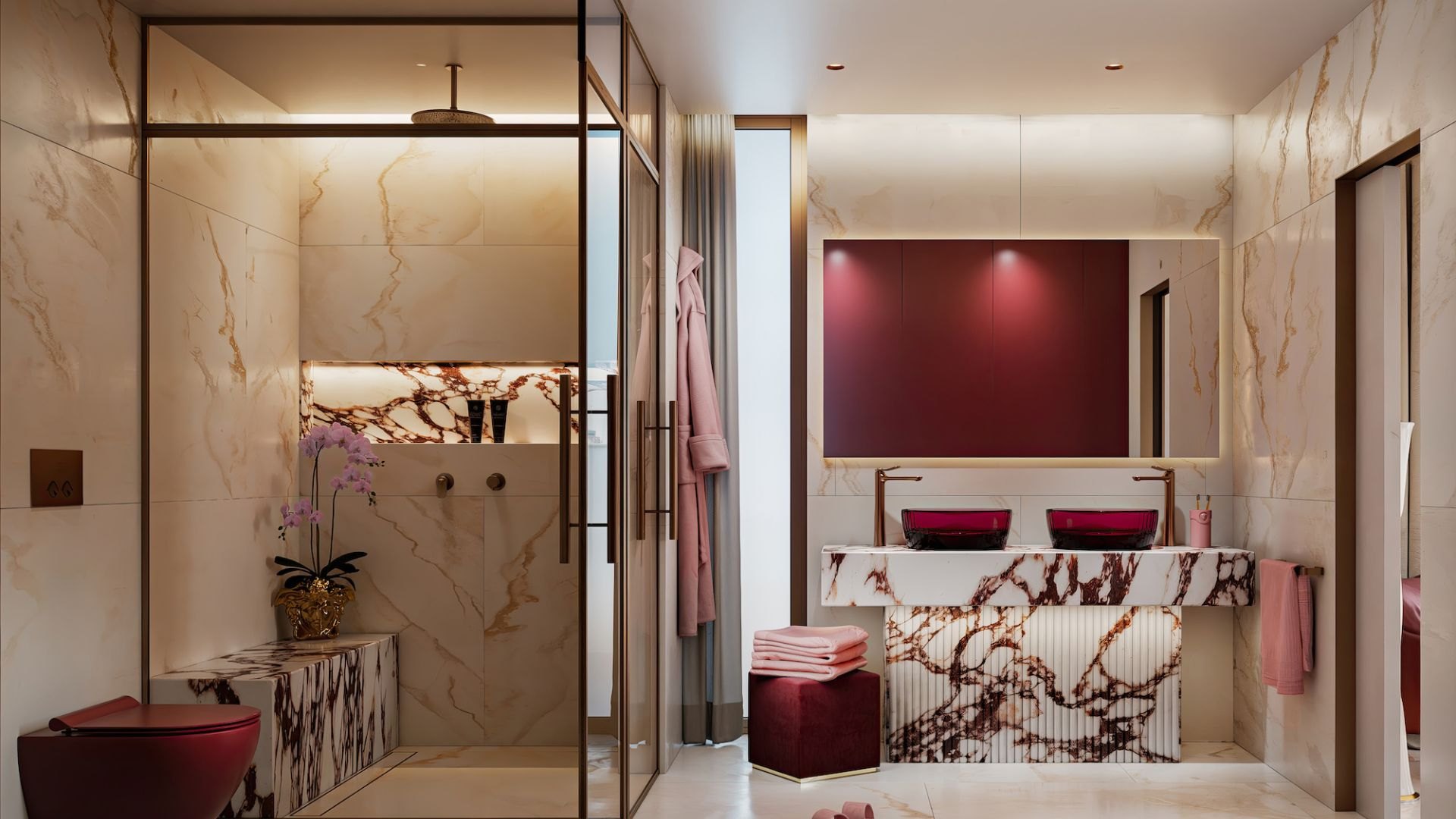 Custom-made villa with interior design by Versace Home – Ocho de Oro, new project in Nueva Andalucía, Marbella