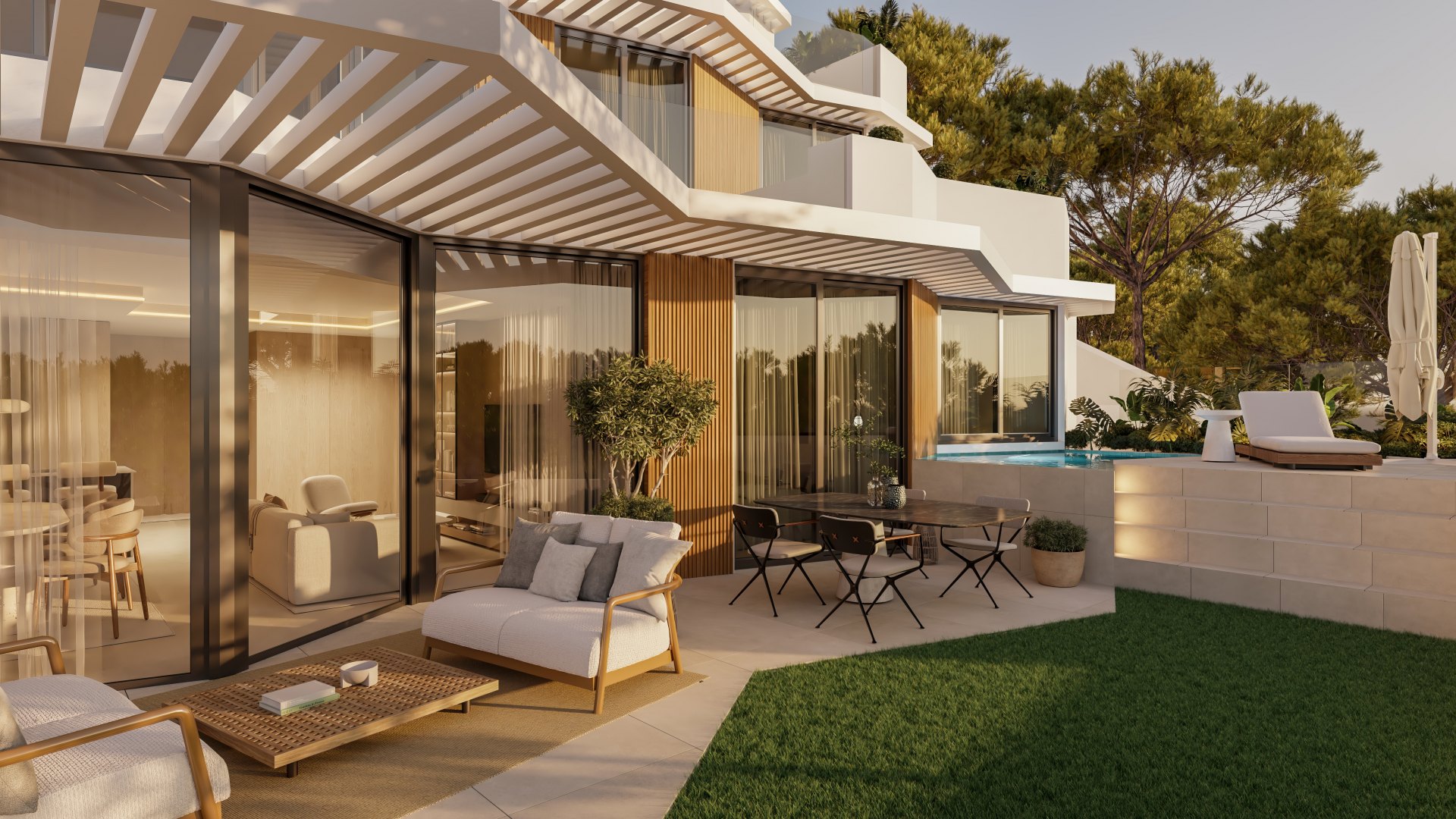 Un refugio de lujo en una de las zonas más exclusivas de Málaga con jardín y piscina privada