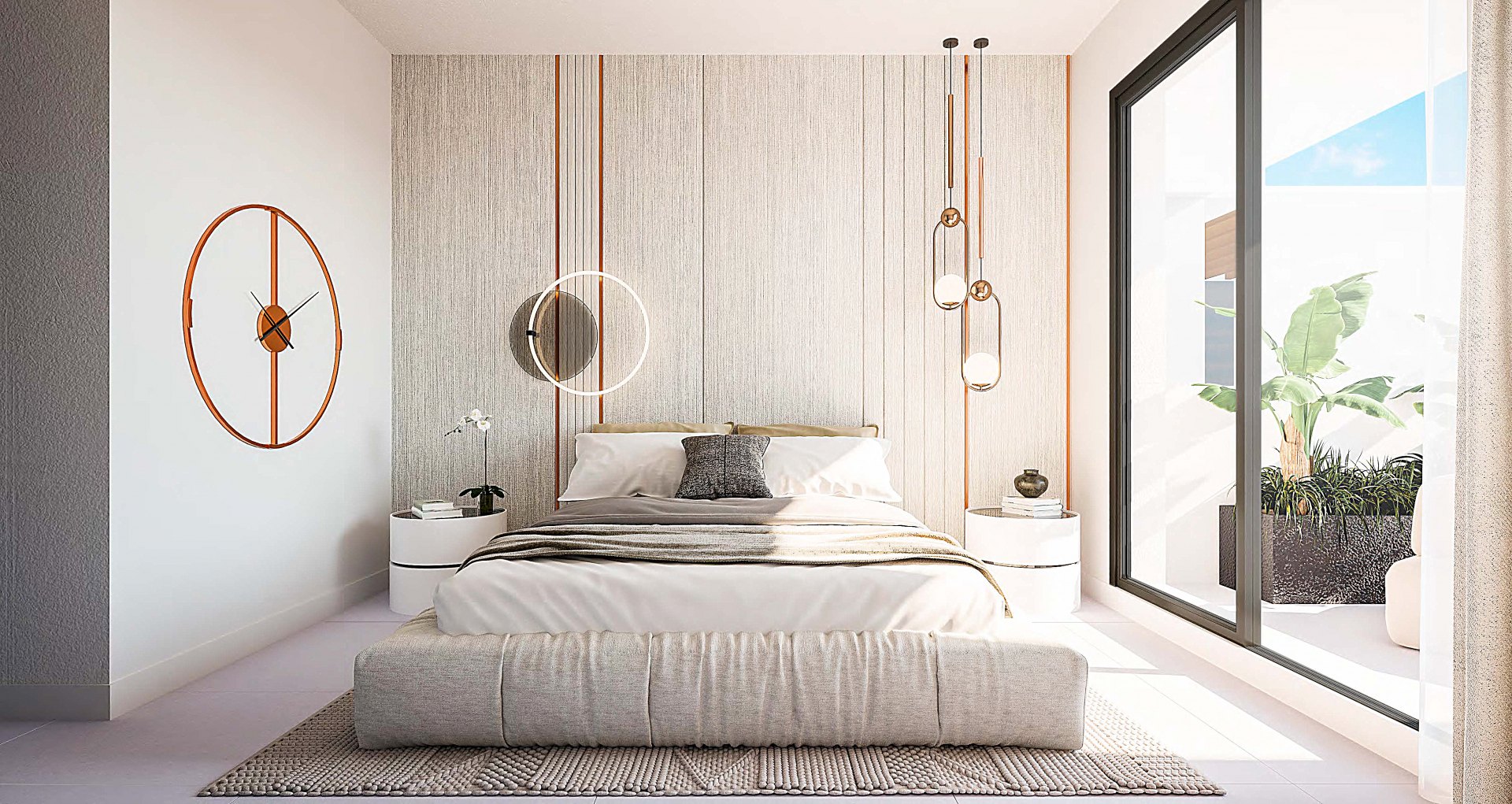 Charming penthouse with panoramic mountain and sea views