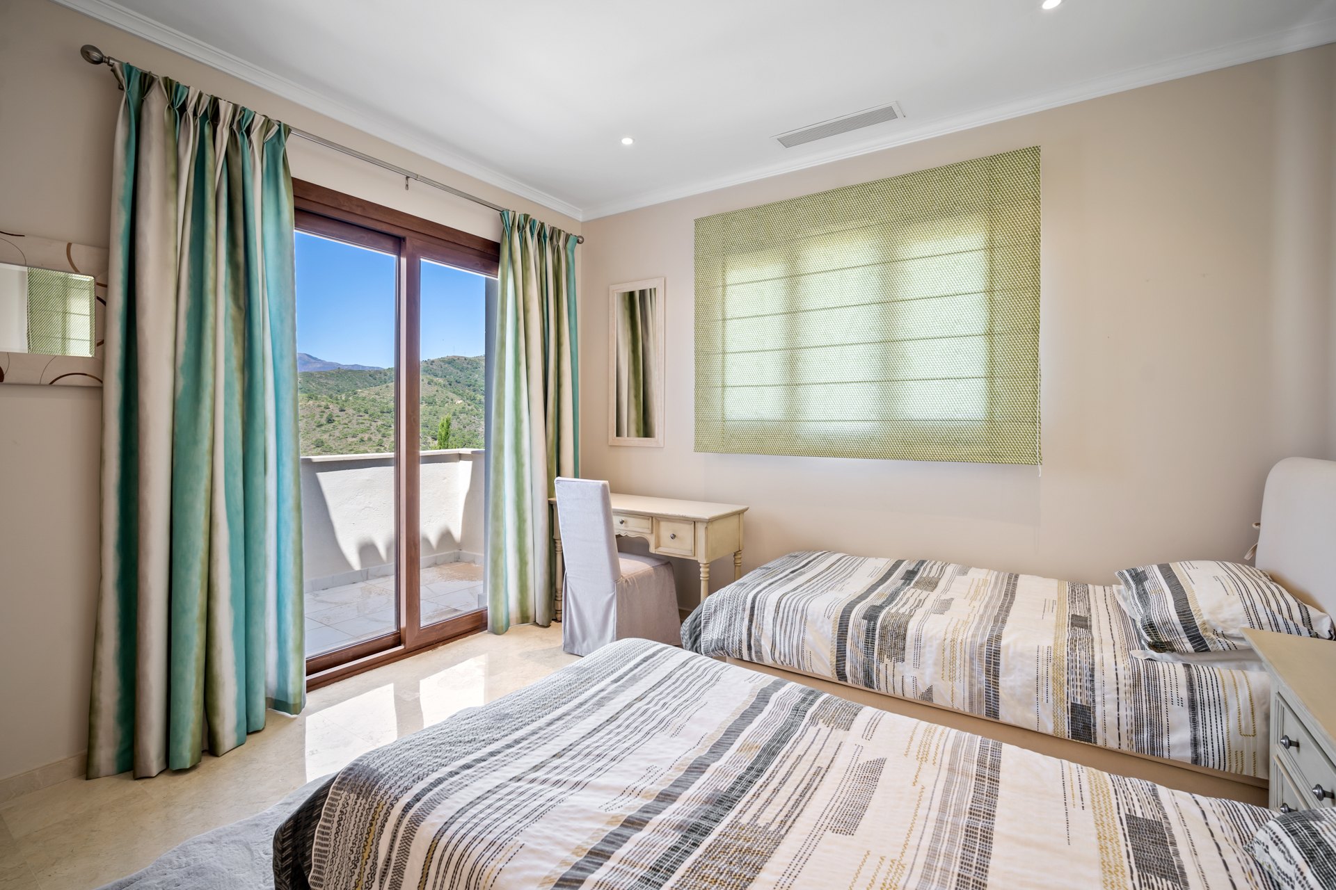 Luxury villa offering the best panoramic mountain and sea views in a very private and quiet location, Monte Mayor, Benahavis