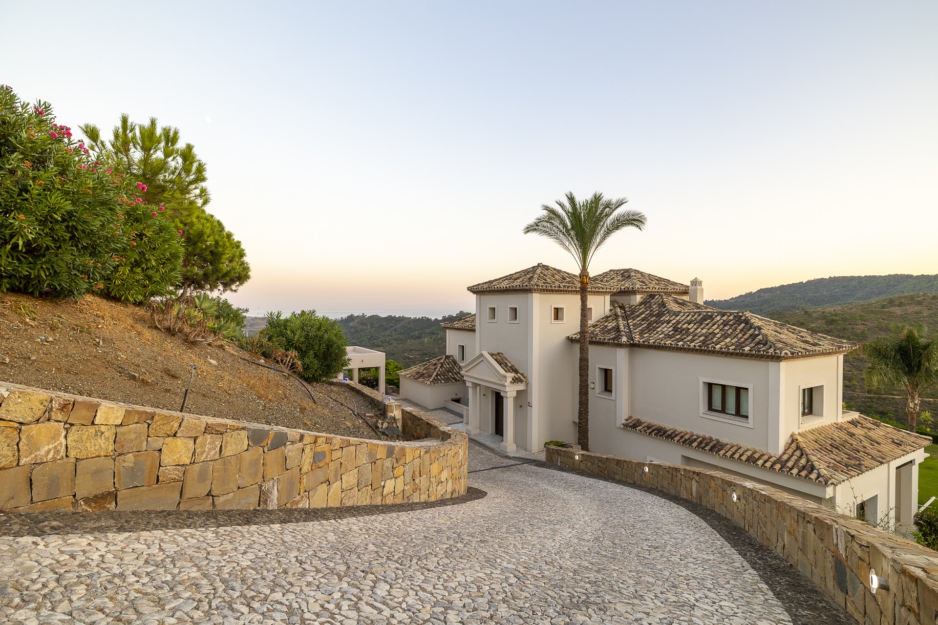 Luxury villa offering the best panoramic mountain and sea views in a very private and quiet location, Monte Mayor, Benahavis