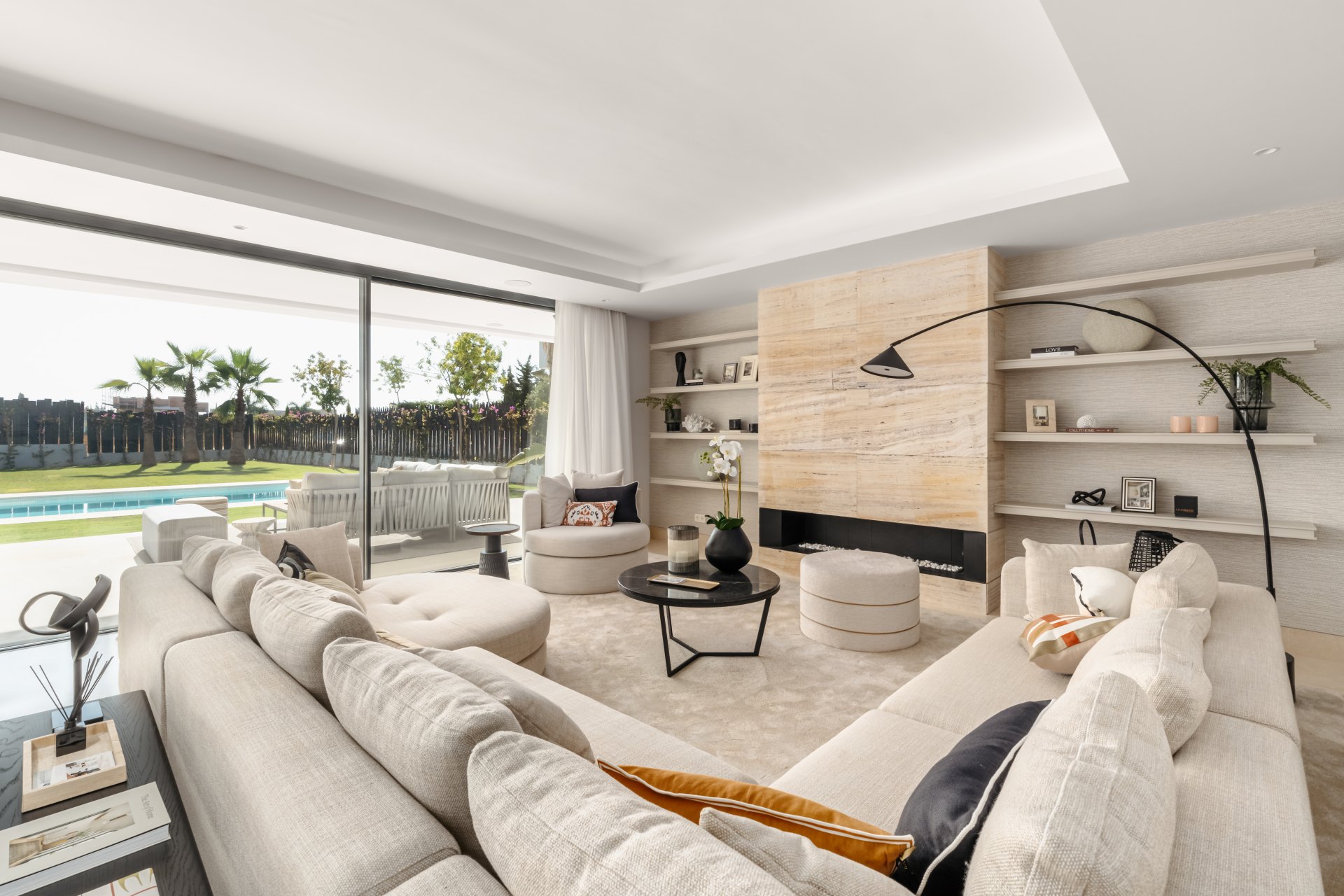 Exclusive modern villa with panoramic views and a luxury design on the Golden Mile, Marbella