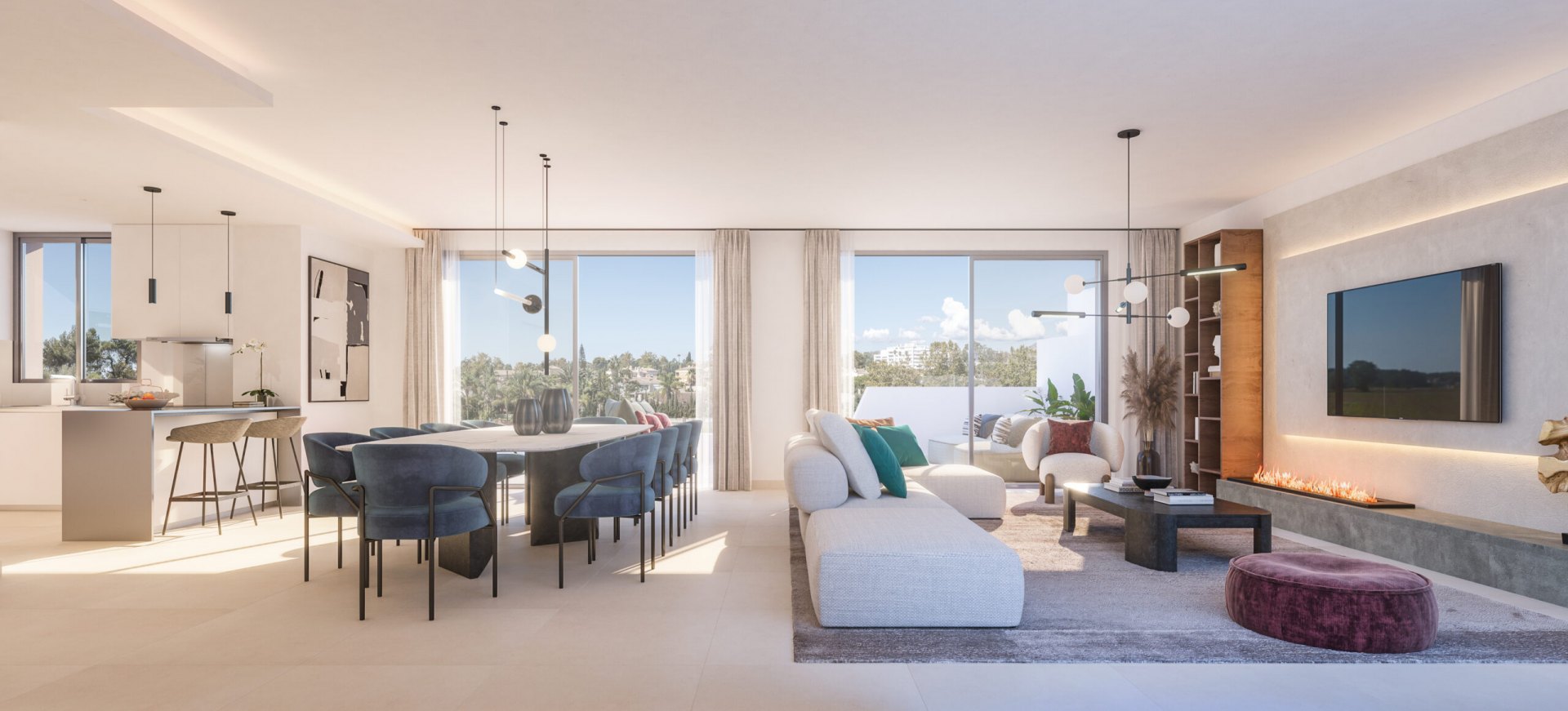 Luxury penthouse in Guadalmina Alta, Marbella