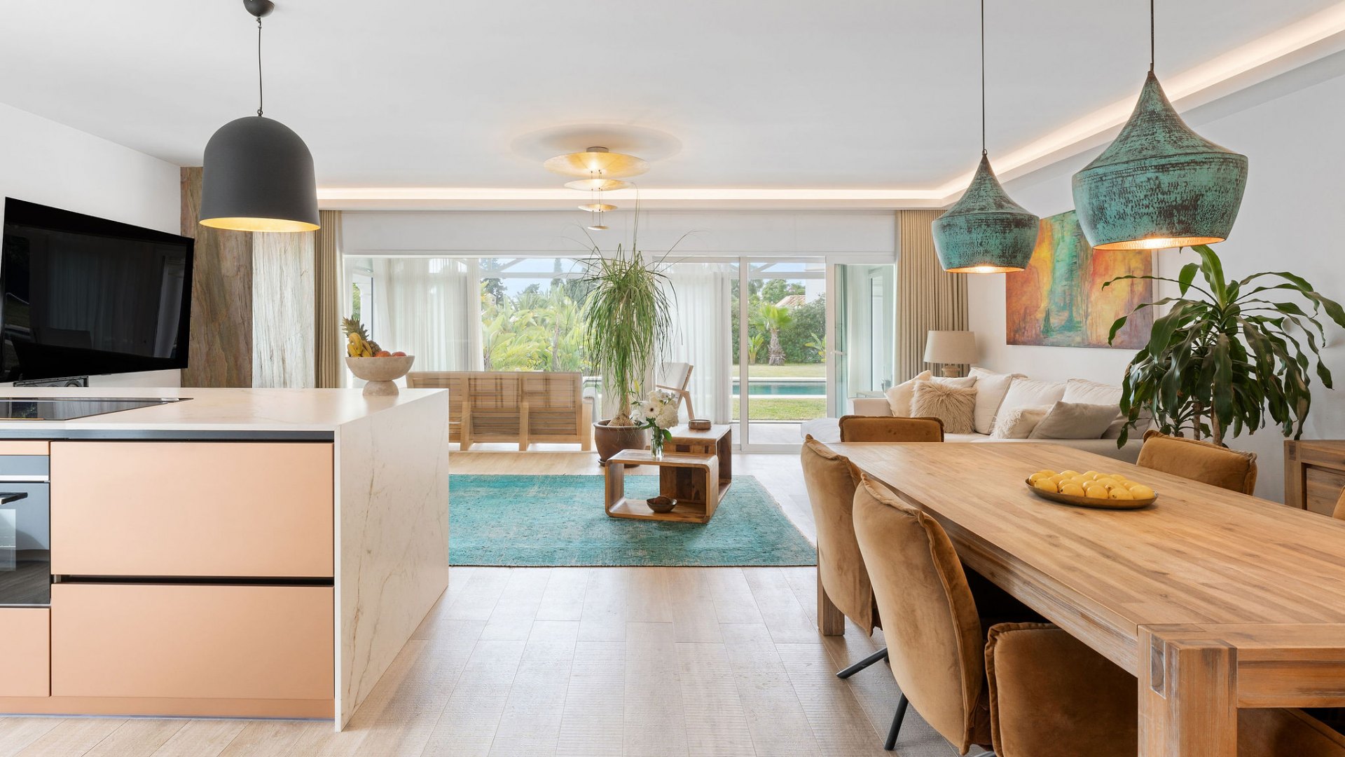 Increíble residencia en Elviria de una sola planta