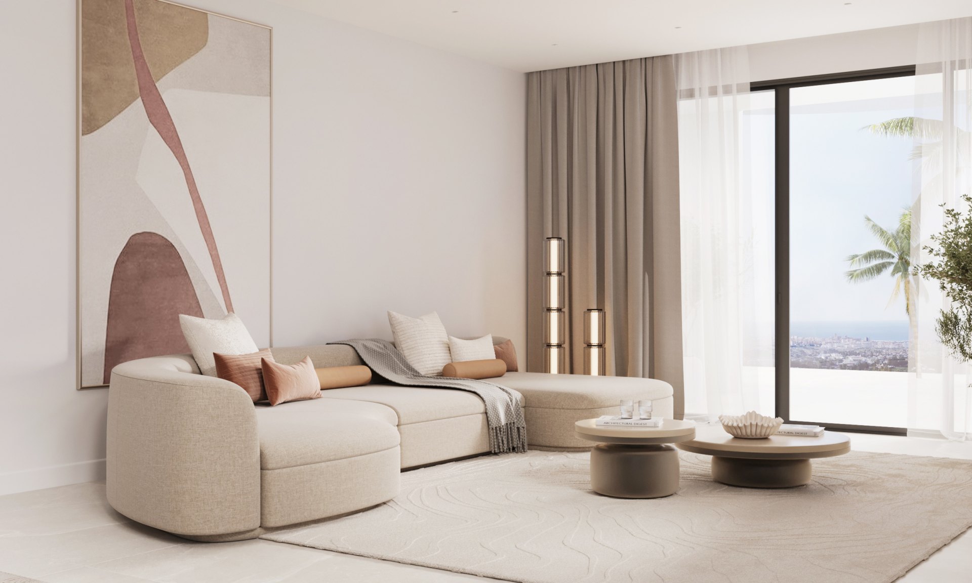 Amplio y luminoso apartamento en planta baja con jardín privado, en la Nueva Milla de Oro, Estepona